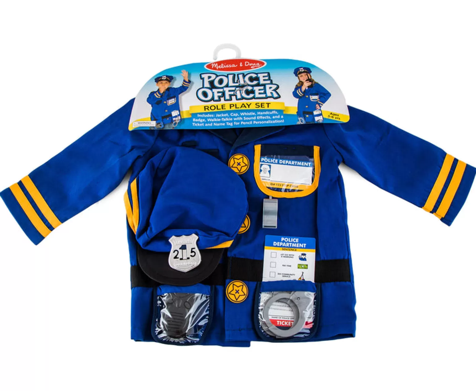 Cheap Police Officer Costume Set Pretend + Imaginative Play