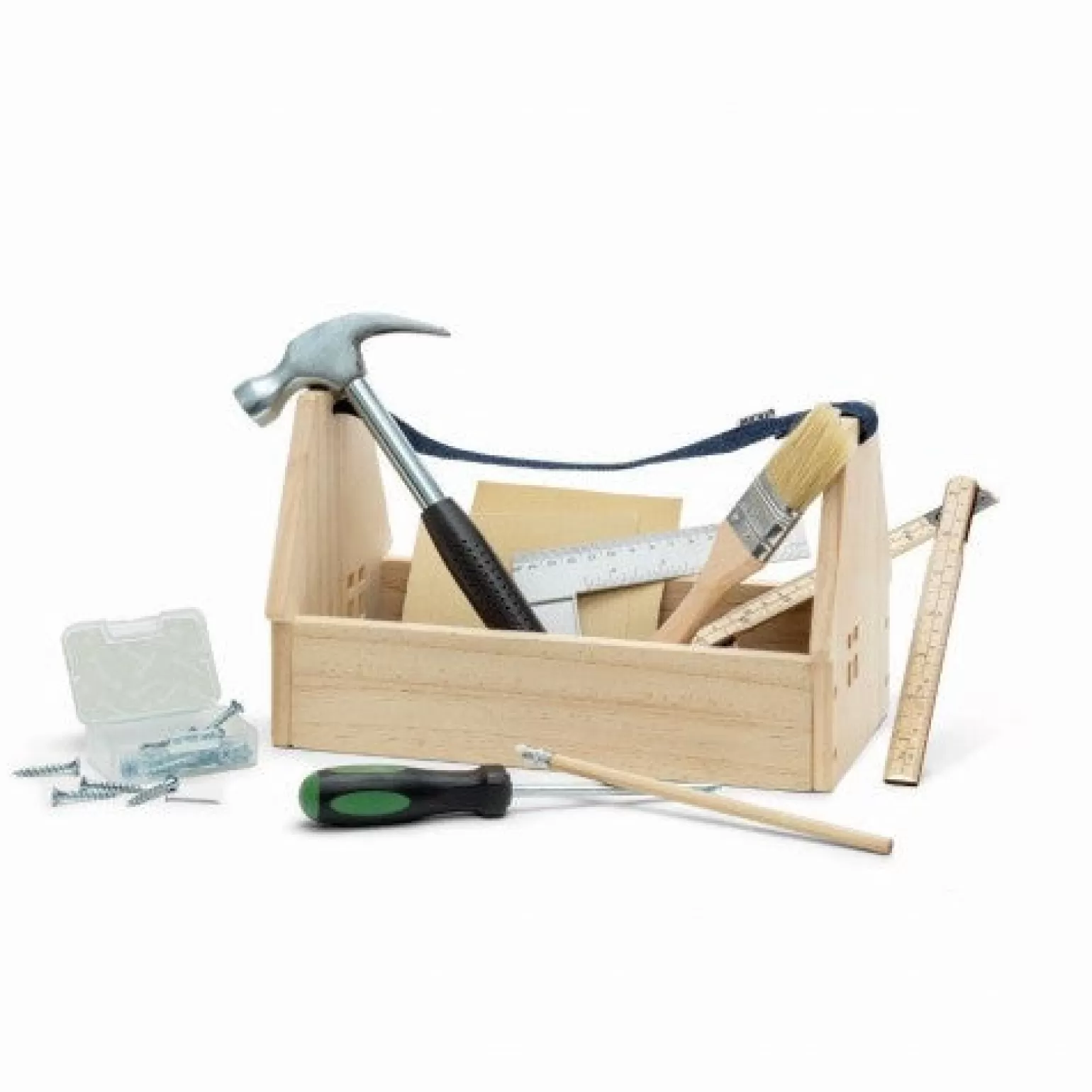 Flash Sale -Tool Box And Accessories Wooden Toys