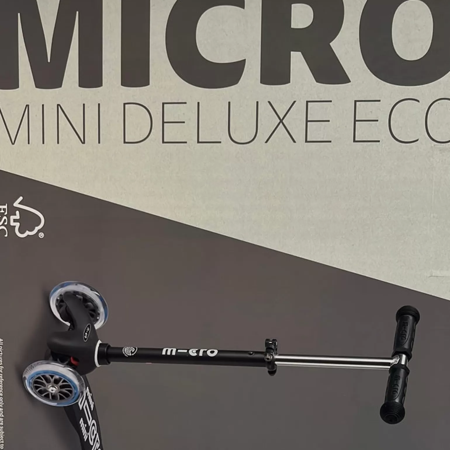 Micro Scooters - Mini Micro Deluxe Eco Scooter Black