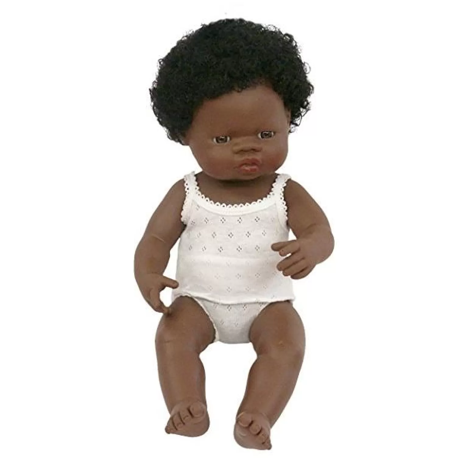 Cheap - Vinyl Doll 38Cm African Girl Dolls + Accessories