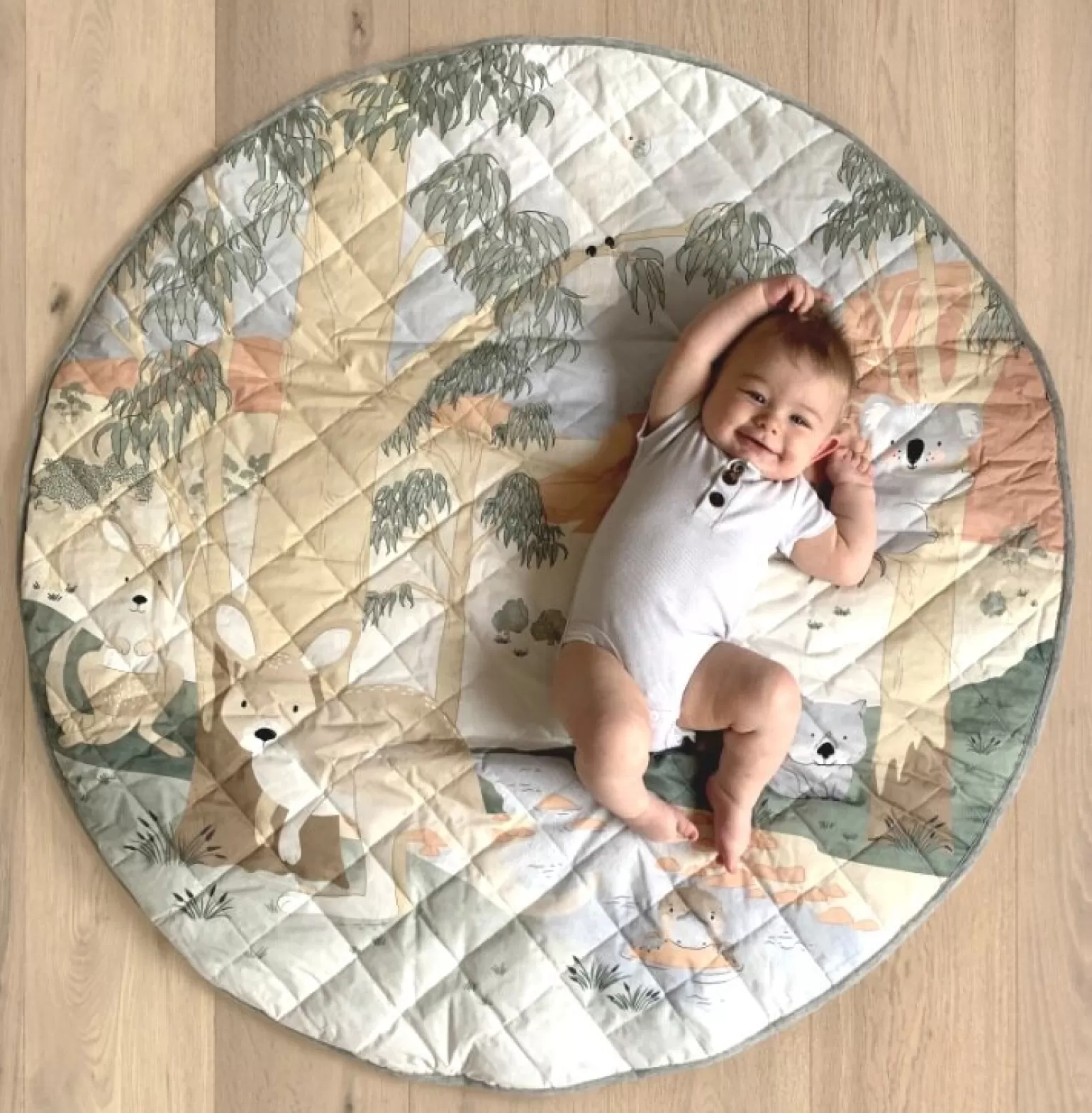 Mister Fly Australiana Tummy Time Mat & Pillow