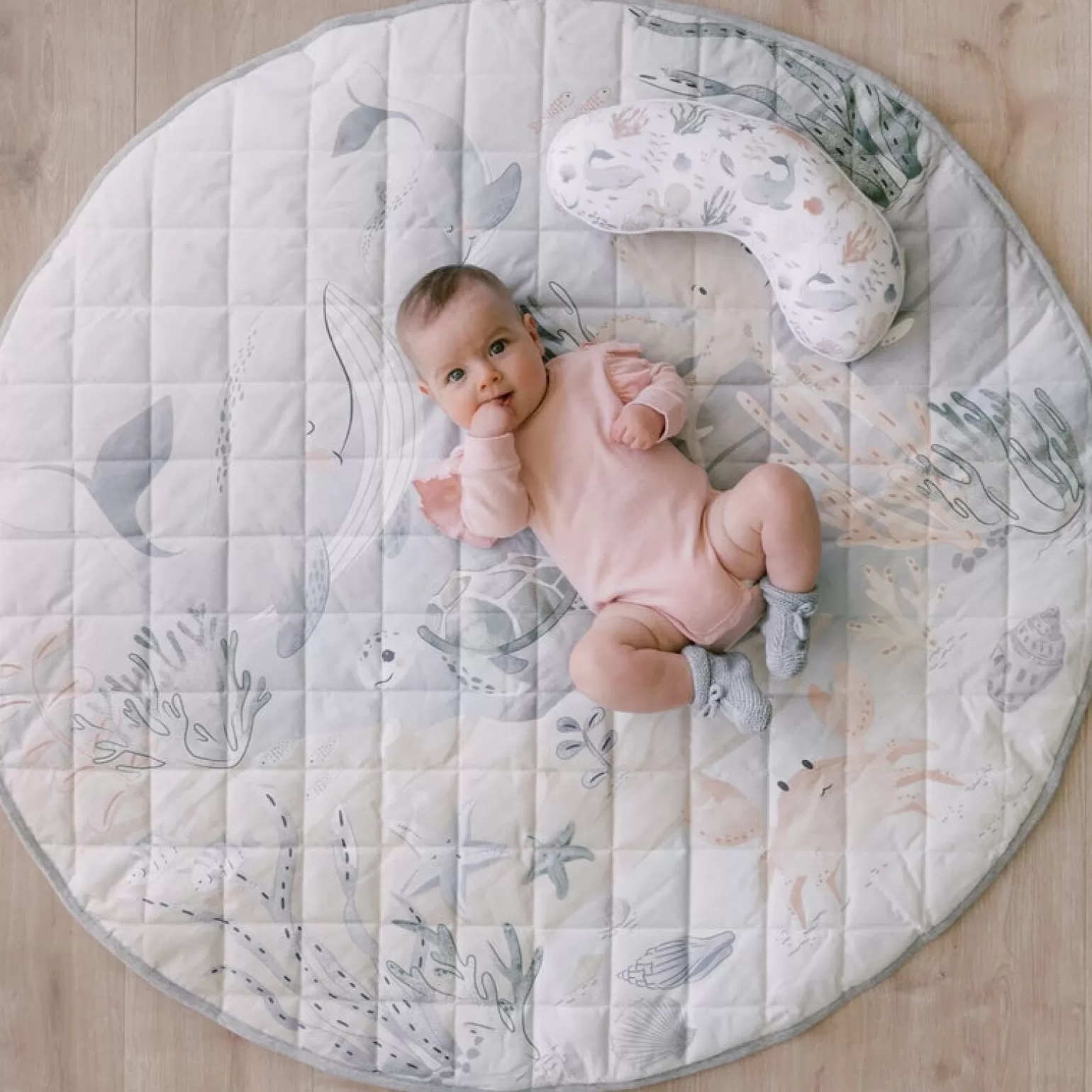 Mister Fly Ocean Tummy Time Mat & Pillow