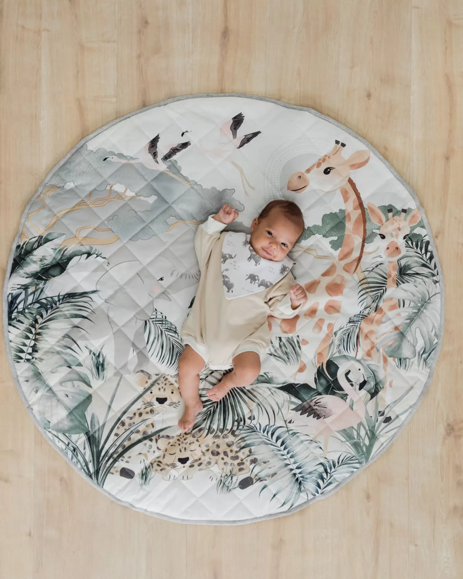 Mister Fly Safari Tummy Time Mat & Pillow