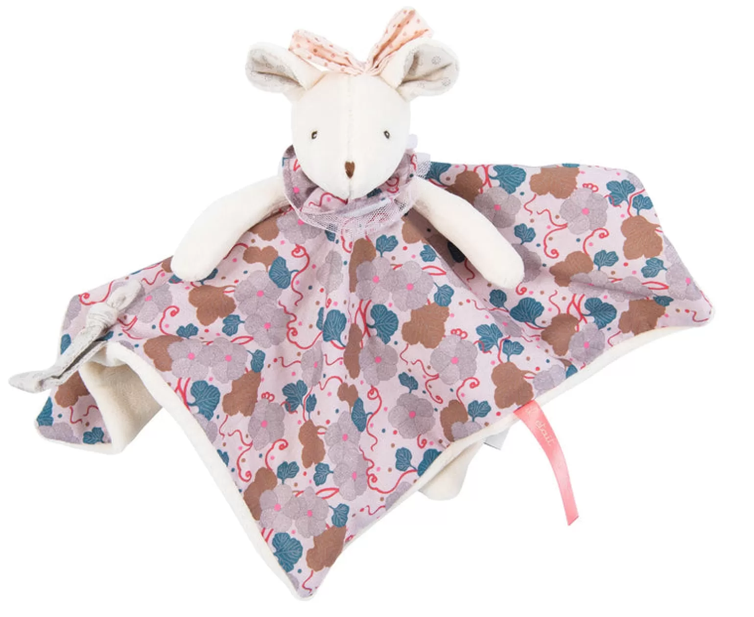 Moulin roty - Mouse Comforter, Floral