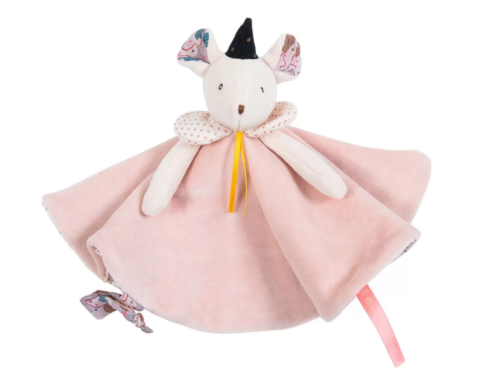 Moulin roty - Pink Mouse Comforter