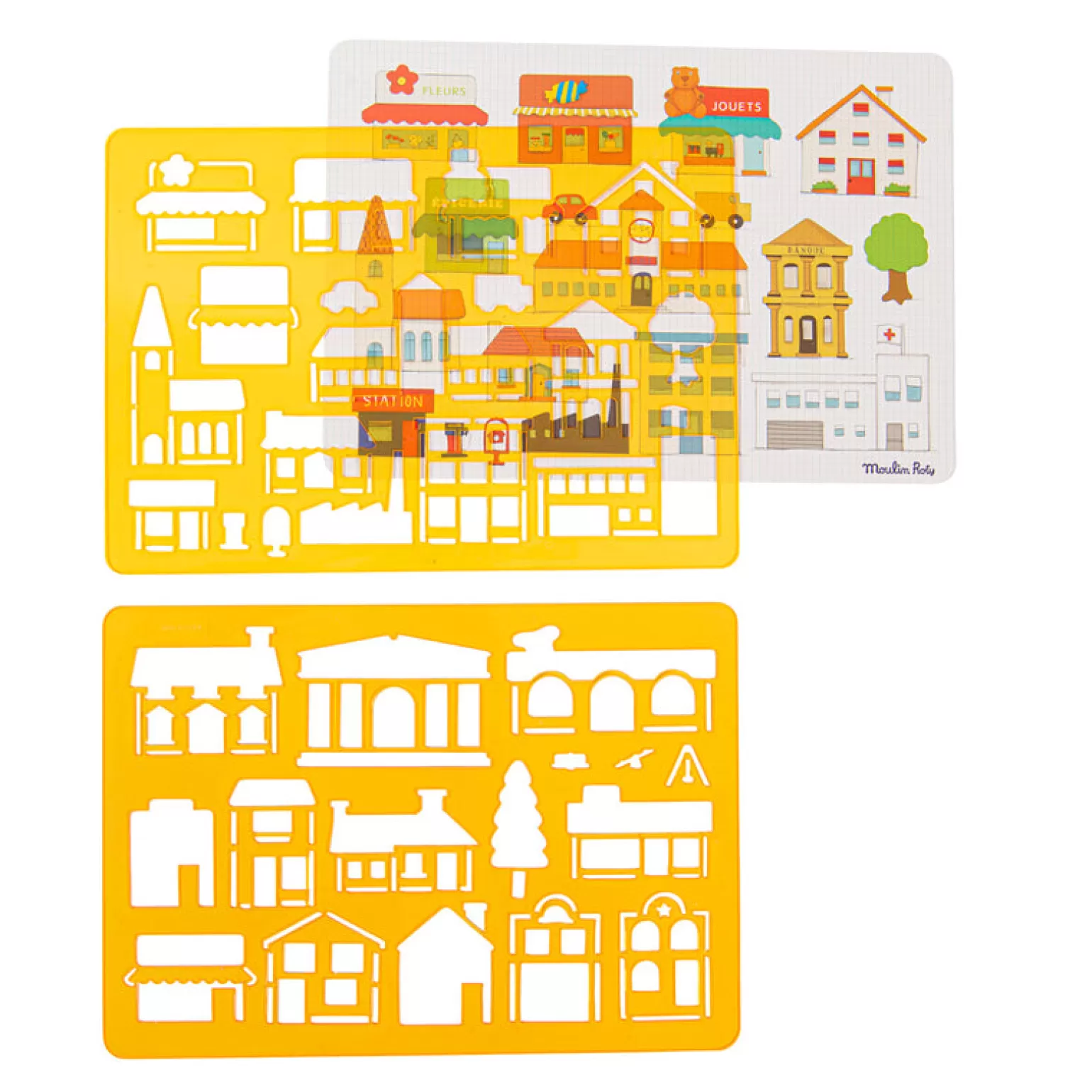 New Stencils The City Theme Arts + Crafts