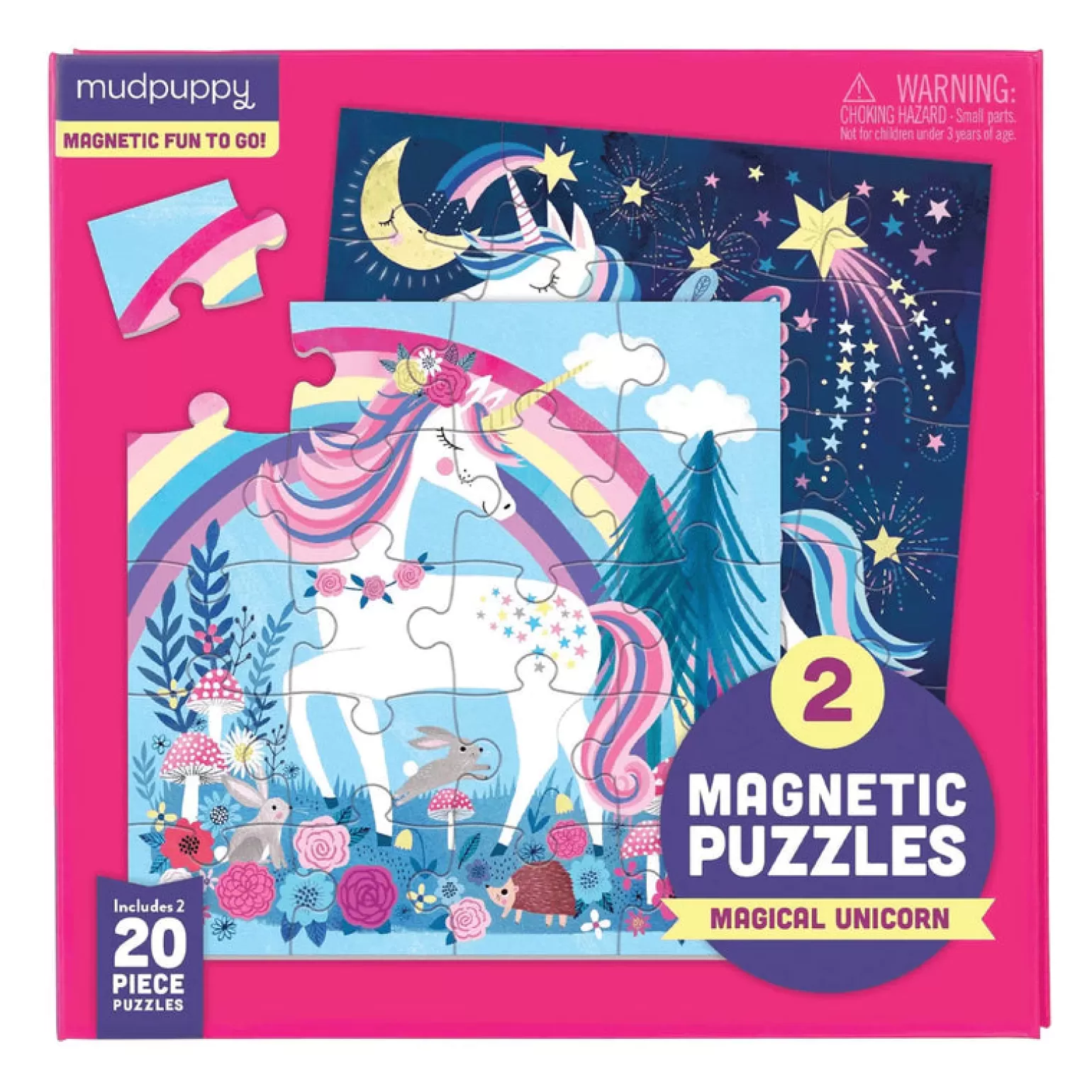 Mudpuppy - Magnetic Puzzle, Magical Unicorn