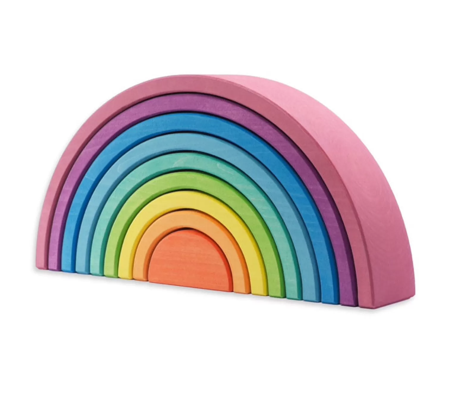 Discount - Wooden Rainbow 9 Pieces, Purple Pretend + Imaginative Play