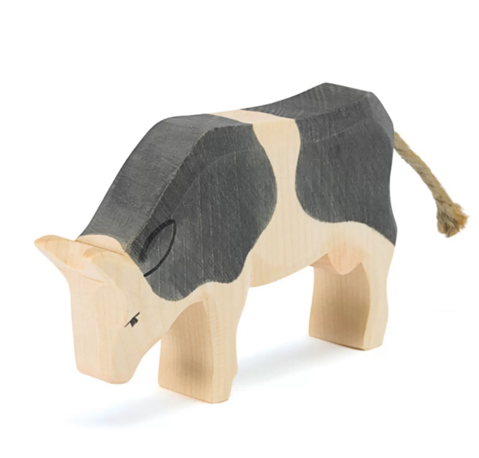 Flash Sale - Black & White Cow Eating Animals + Figurines