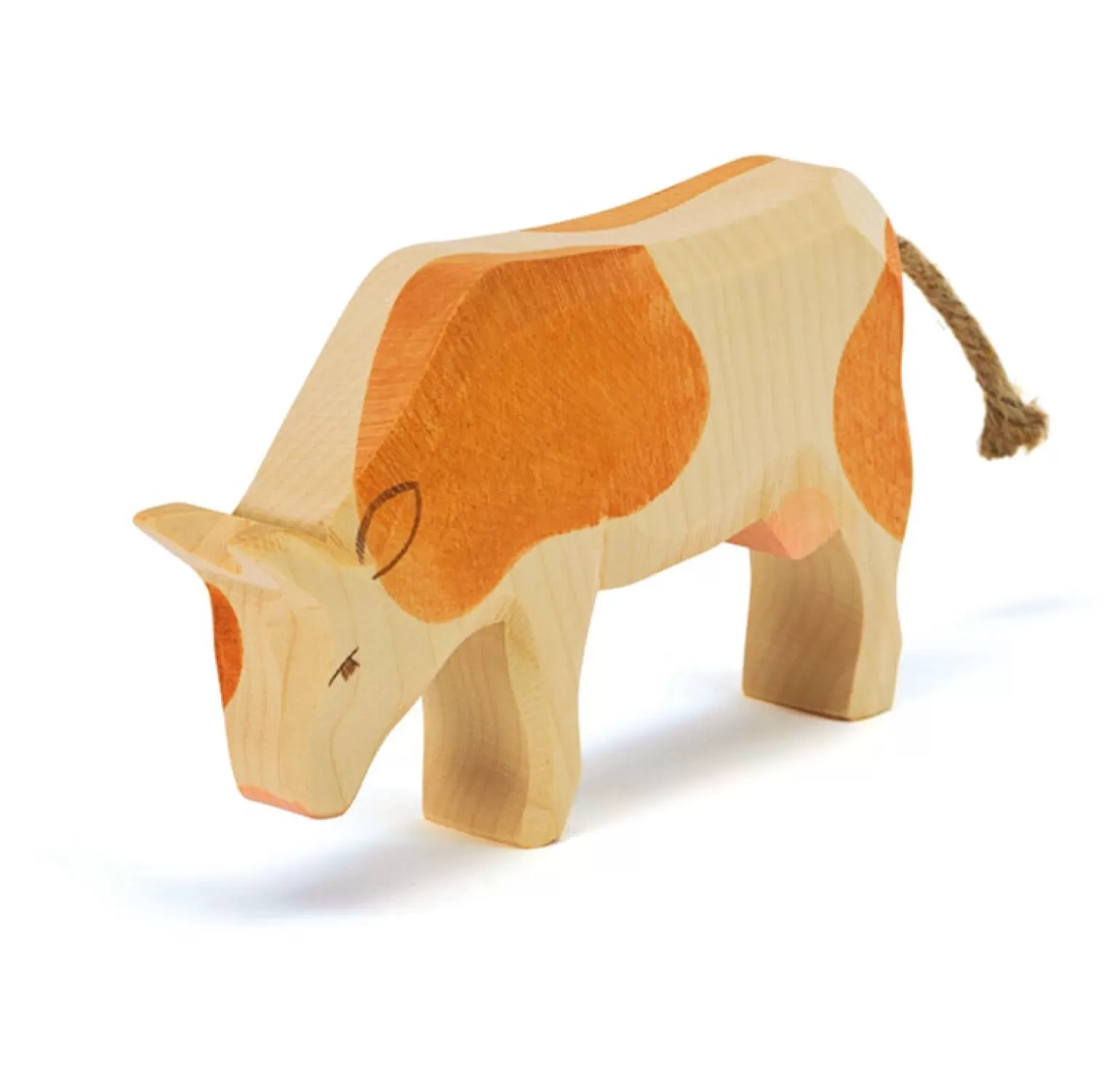 Clearance - Cow Brown Eating Animals + Figurines