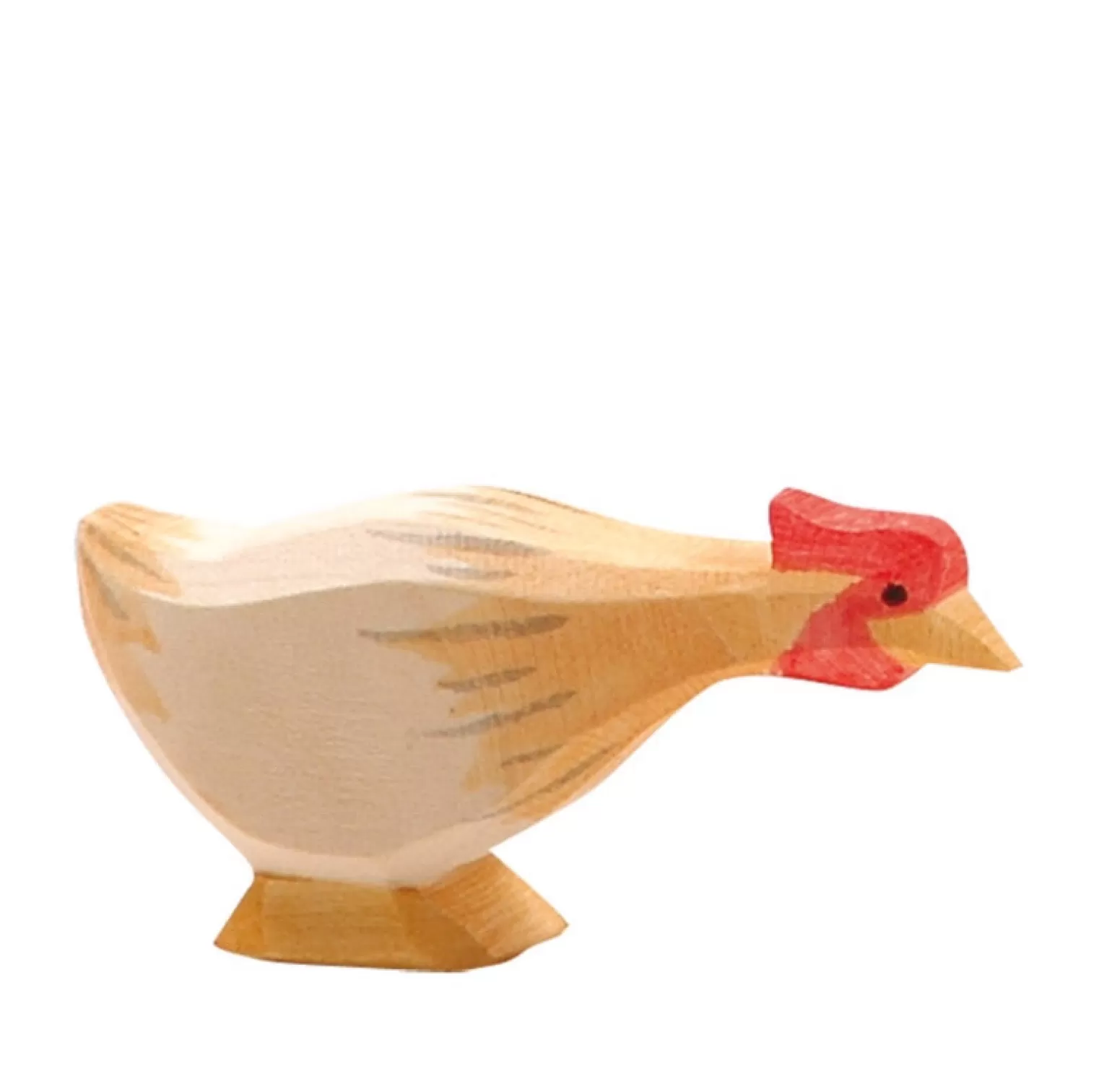 Sale - Hen Ochre Long Animals + Figurines