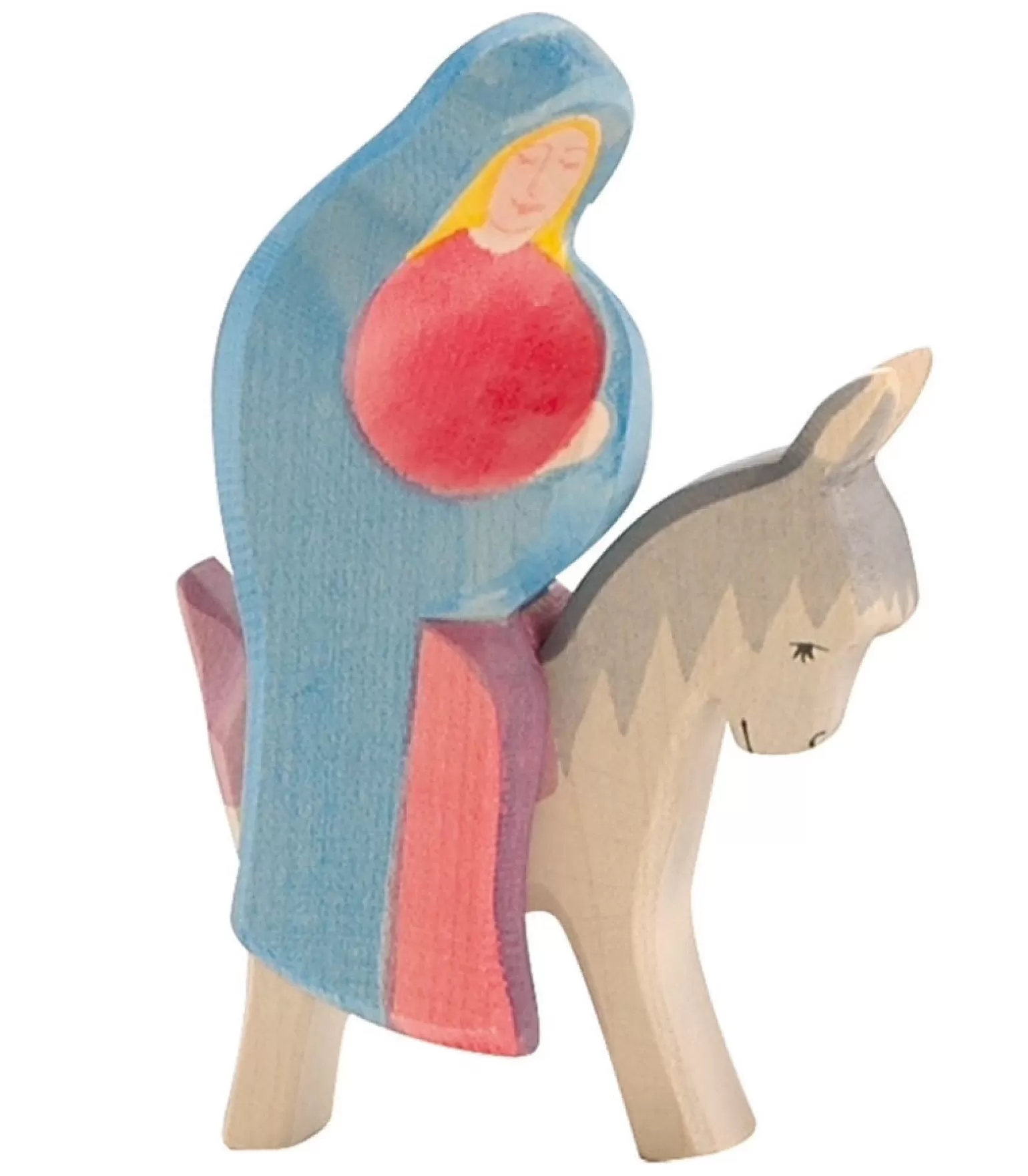 Cheap - Mary On Donkey, 2 Pieces Animals + Figurines