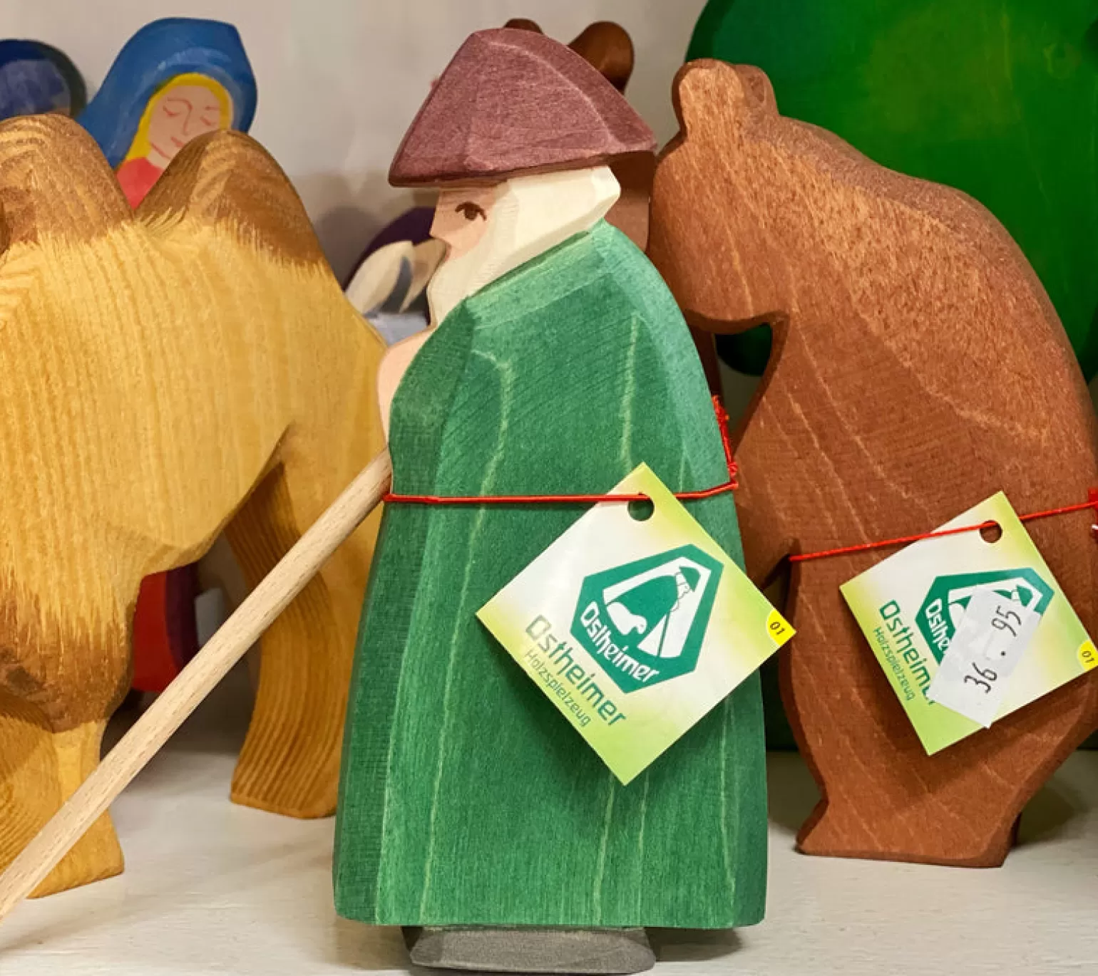 Shop - Shepherd With Staff Wooden Toys