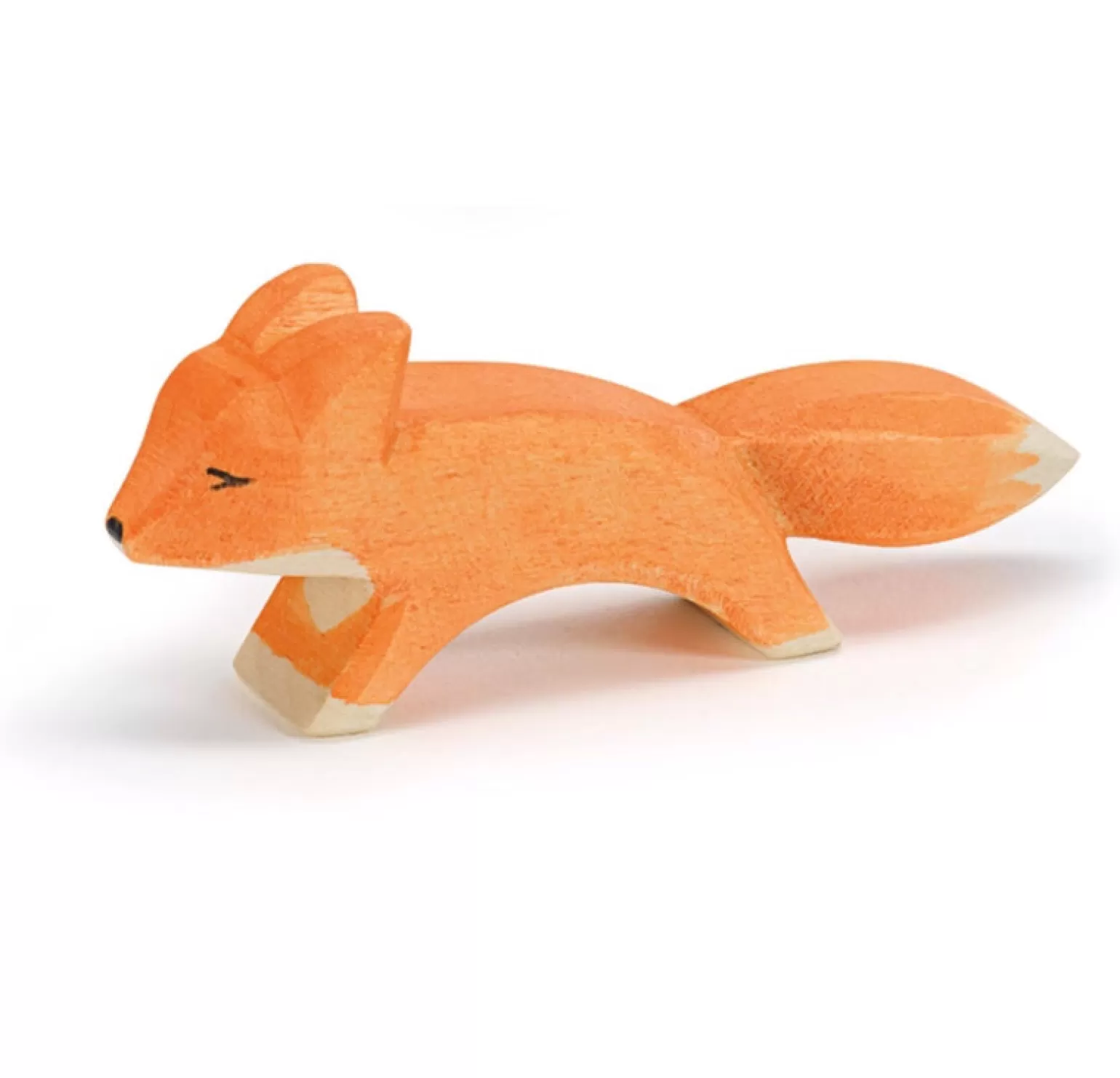 Outlet Small Wooden Fox Running Animals + Figurines