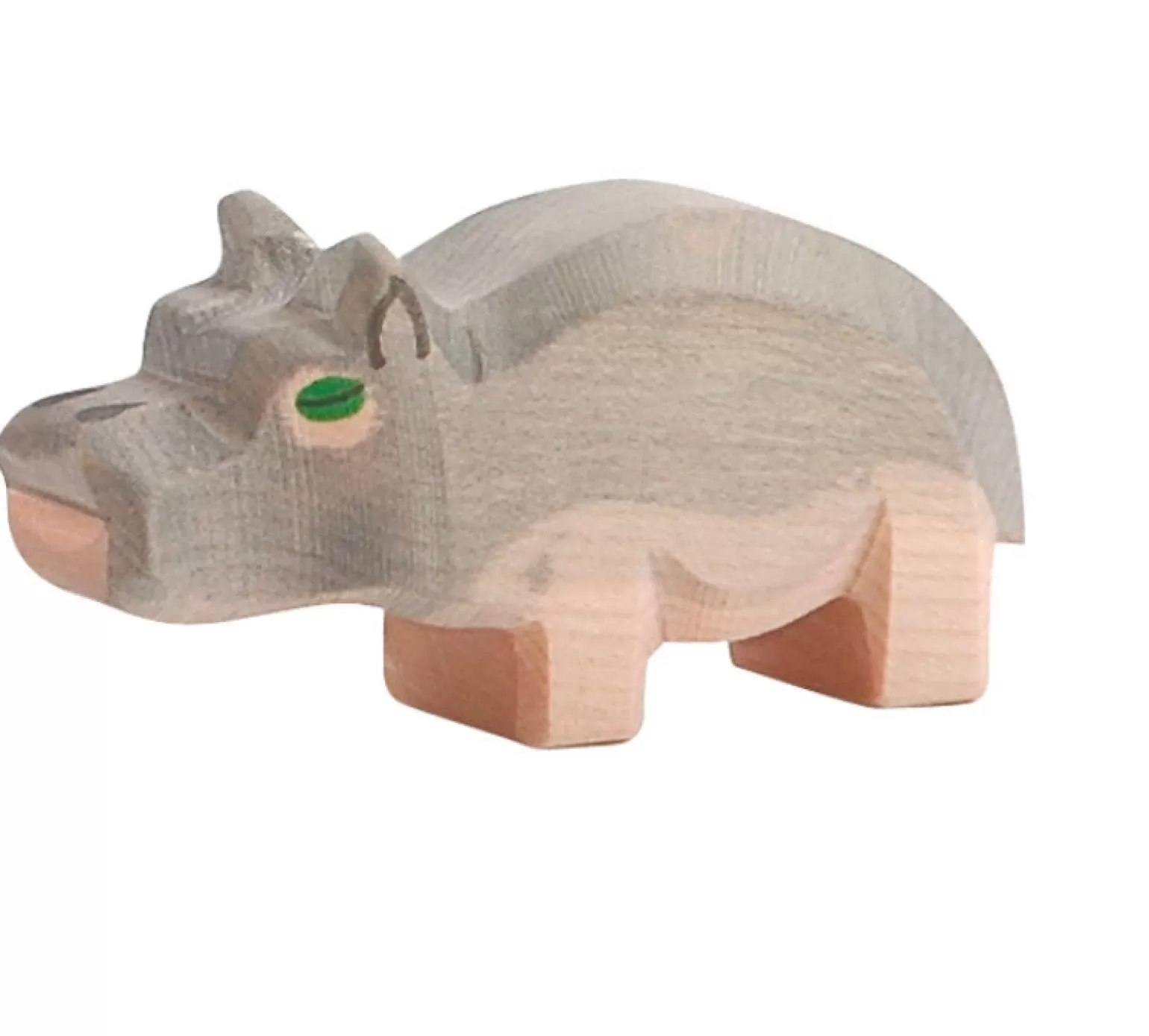 Online Small Wooden Hippopotamus Animals + Figurines