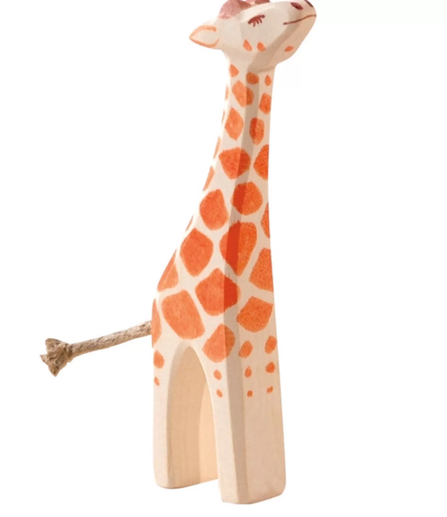 Hot Wooden Giraffe - Small Head High Animals + Figurines