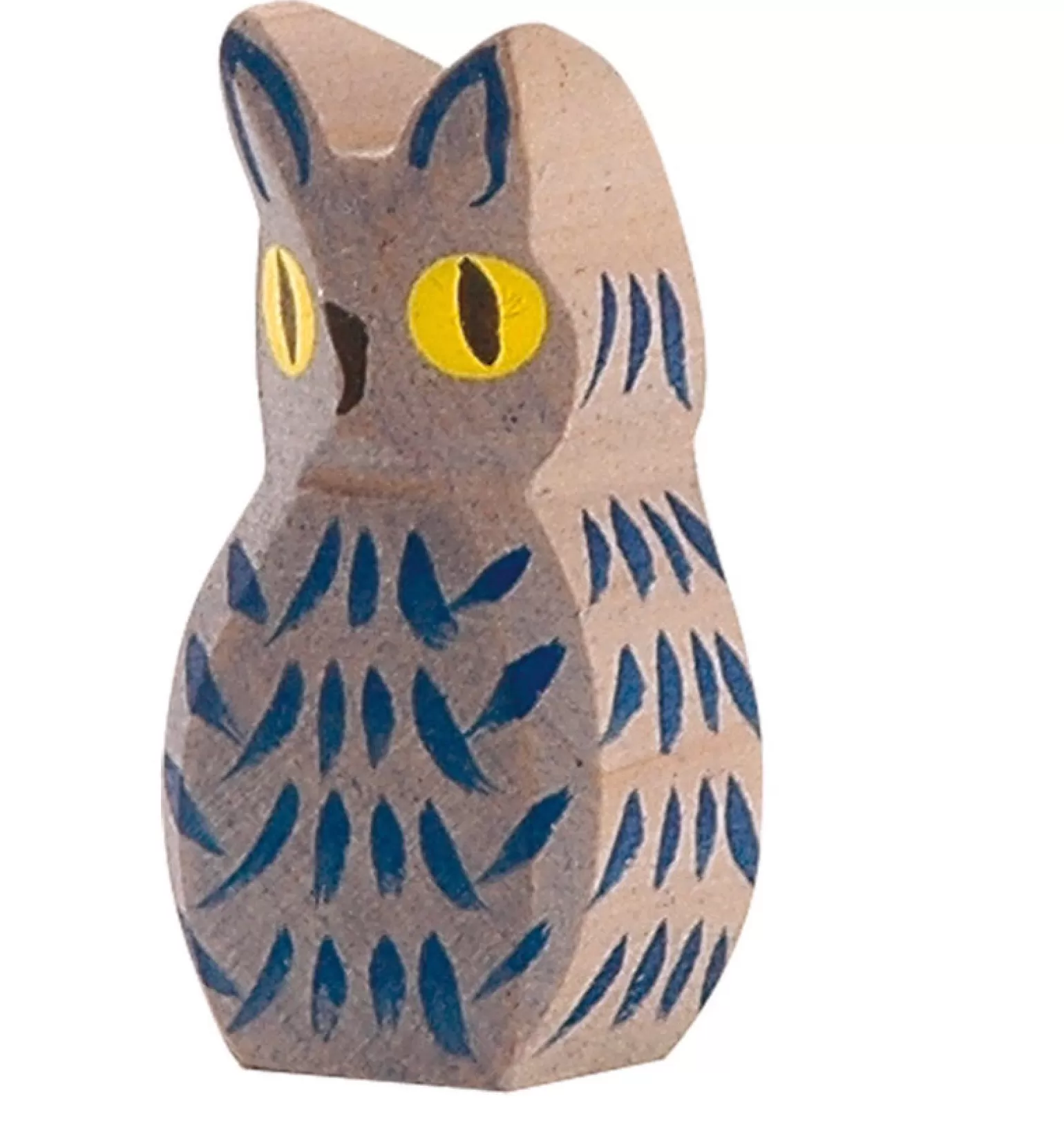 Hot Wooden Owl Blue Wooden Toys