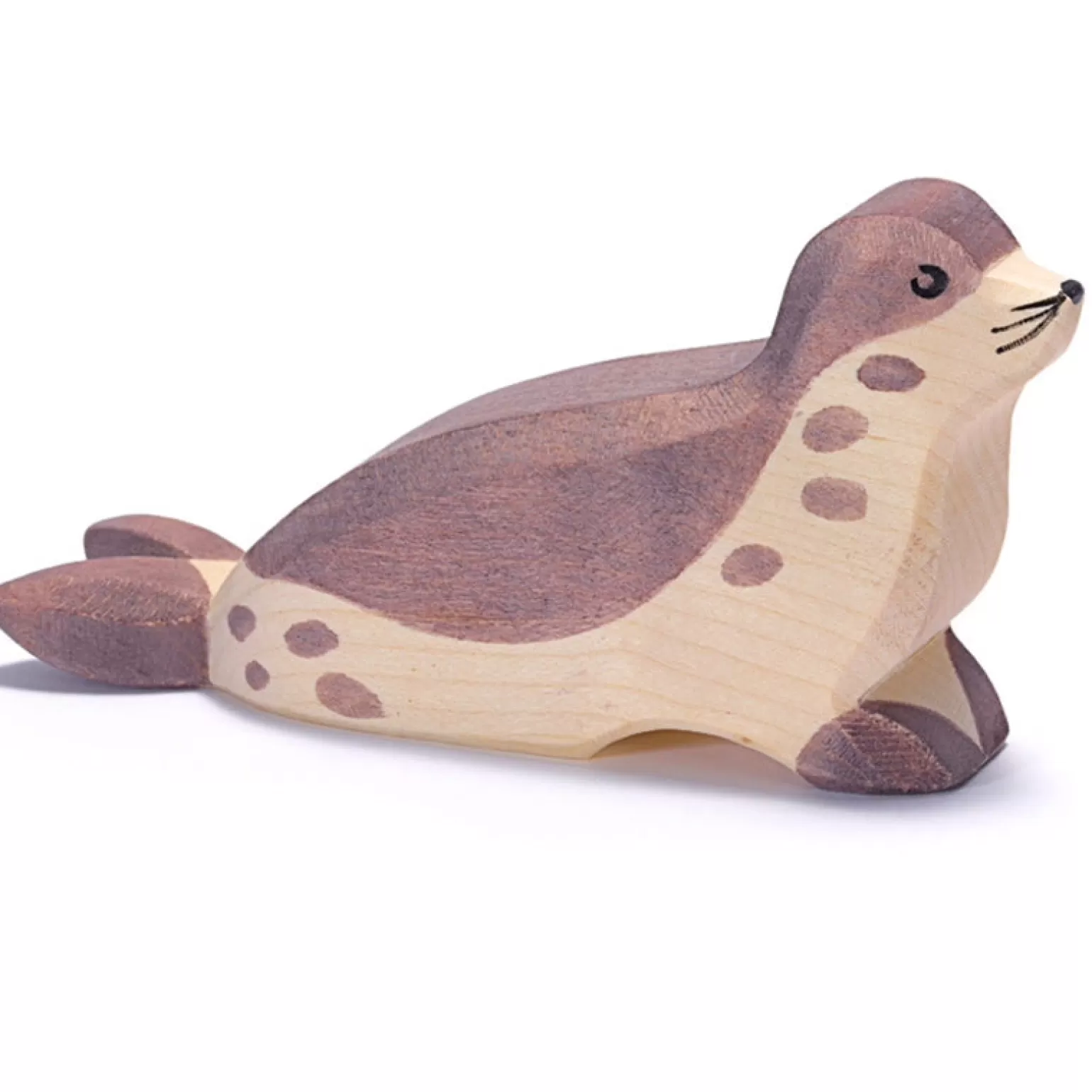 Store Wooden Sea Lion Head Low Animals + Figurines