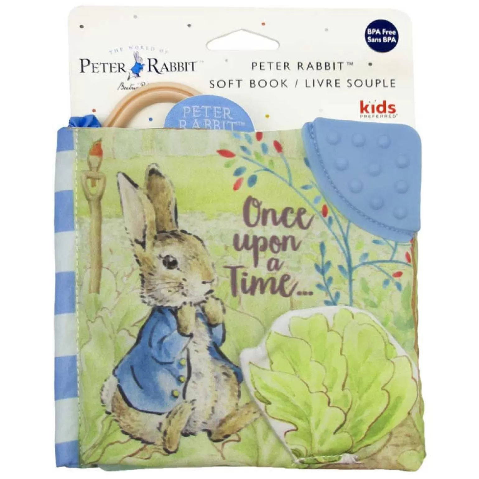 jasnor Peter Rabbit - Soft Book, Clip On