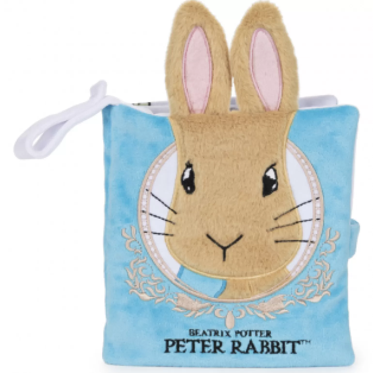 jasnor Peter Rabbit With Plush Ears Soft Book