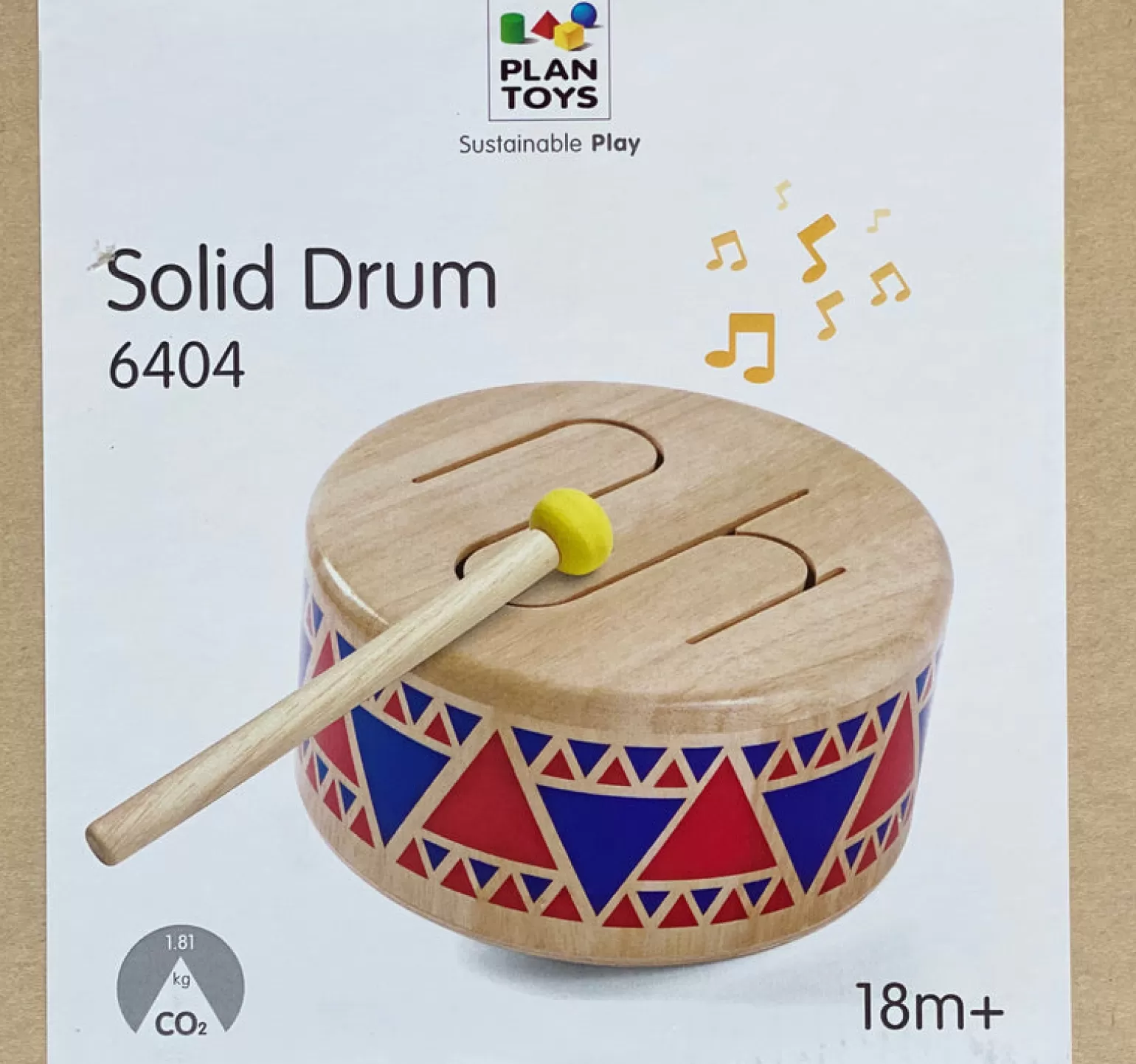 Plan Toys - Solid Drum Wooden