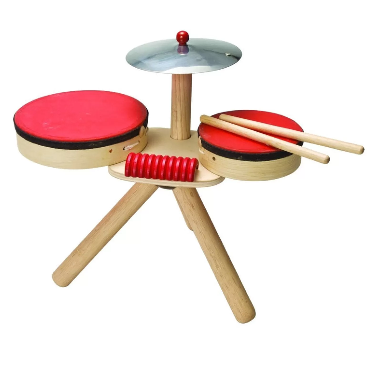 Plan Toys Wooden Drum Kit