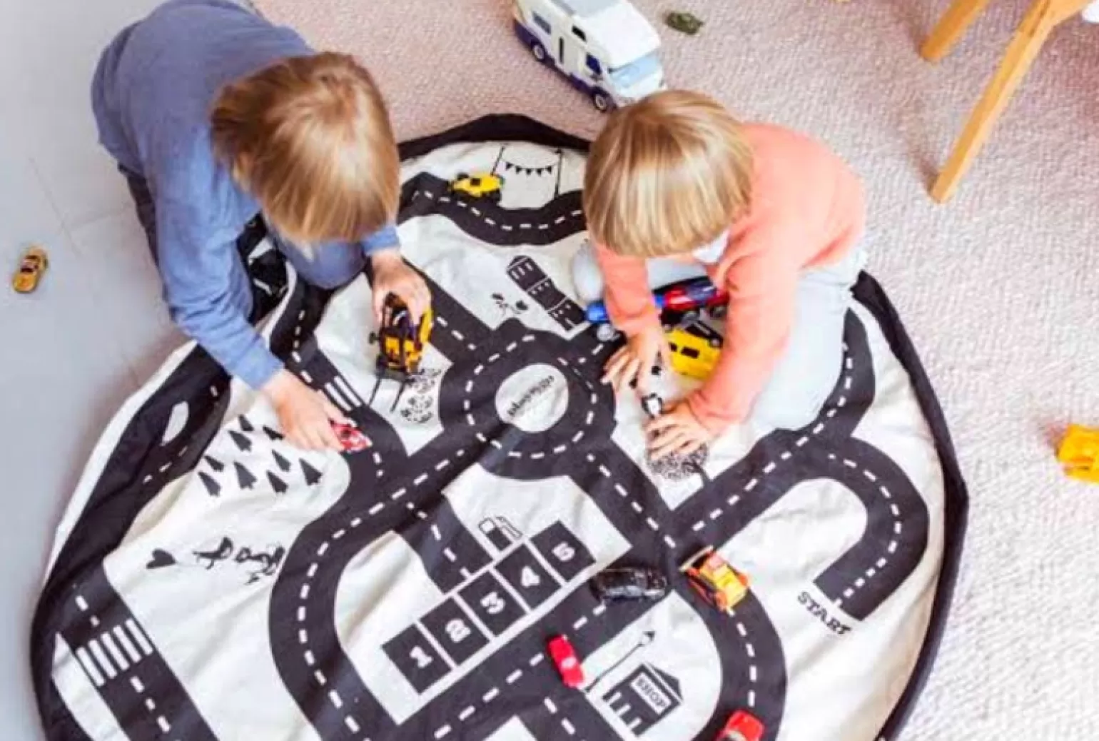 Play and Go Play & Go - 2 In 1 Storage Bag & Playmat - Roadmap