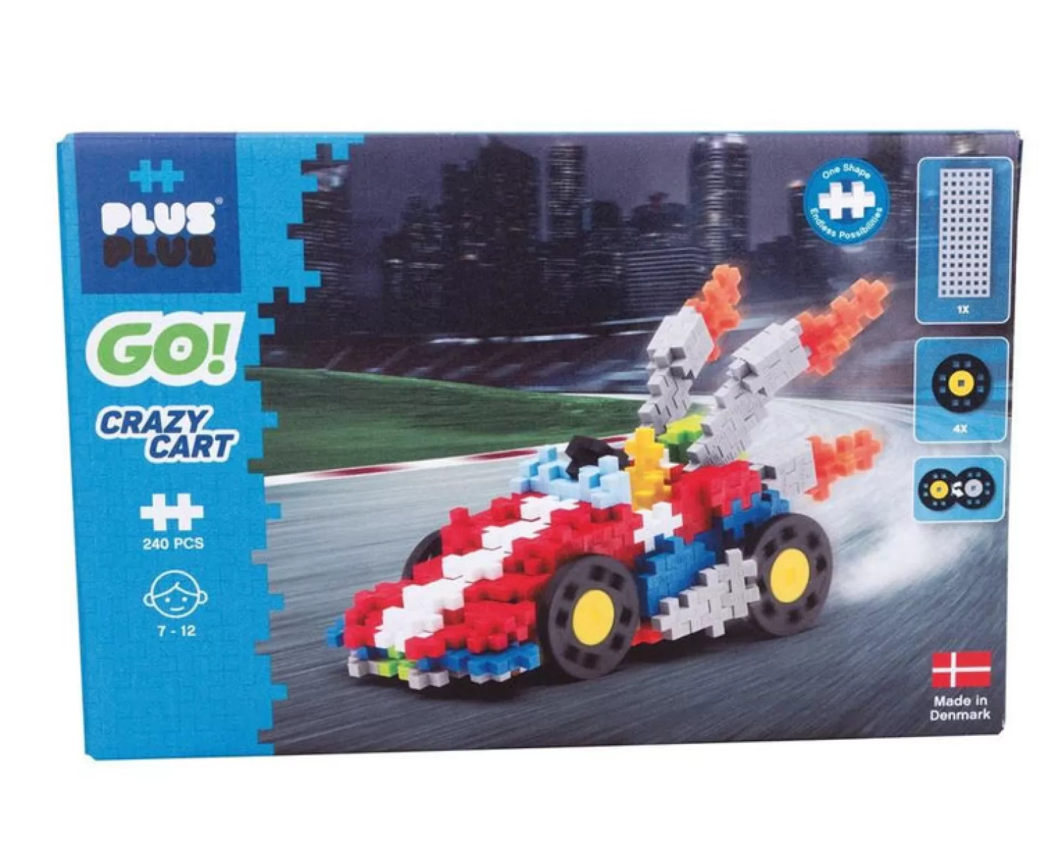 Plus Plus - Basic 240 Pieces, Go Cart