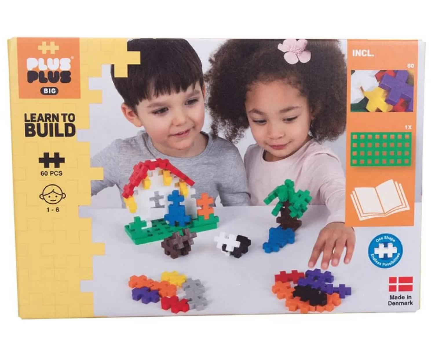 Plus Plus - Learn To Build Big 60 Pieces