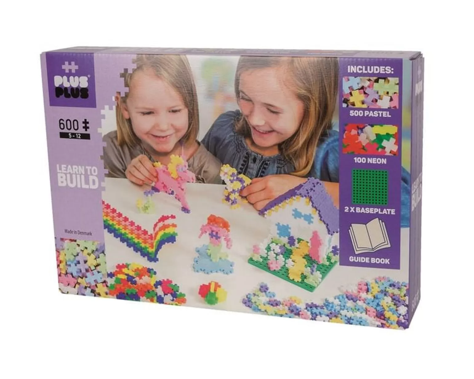 Plus Plus - Mini Pastel - Learn To Build 600 Pieces