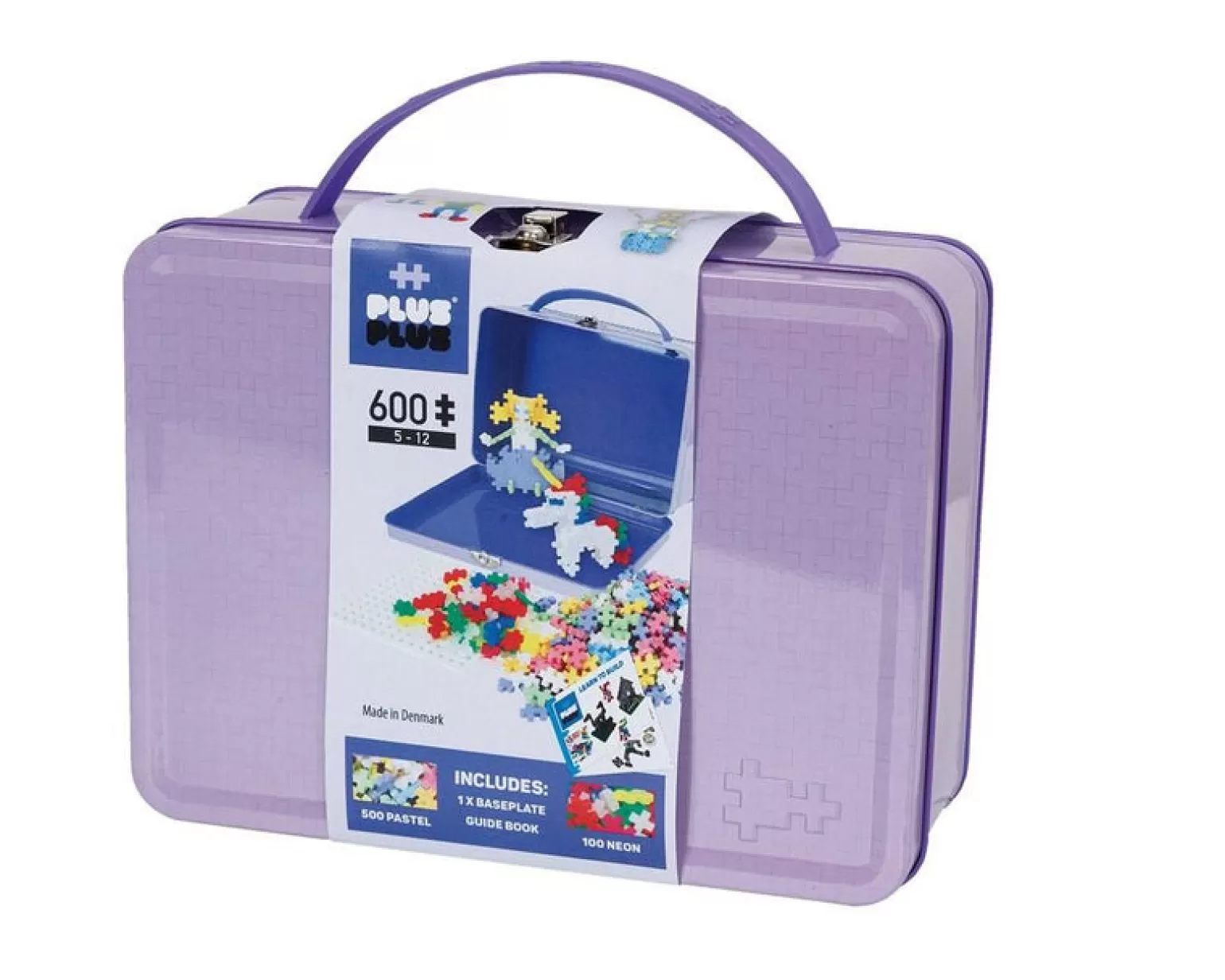 Plus Plus - Pastel 600 Pieces Metal Suitcase