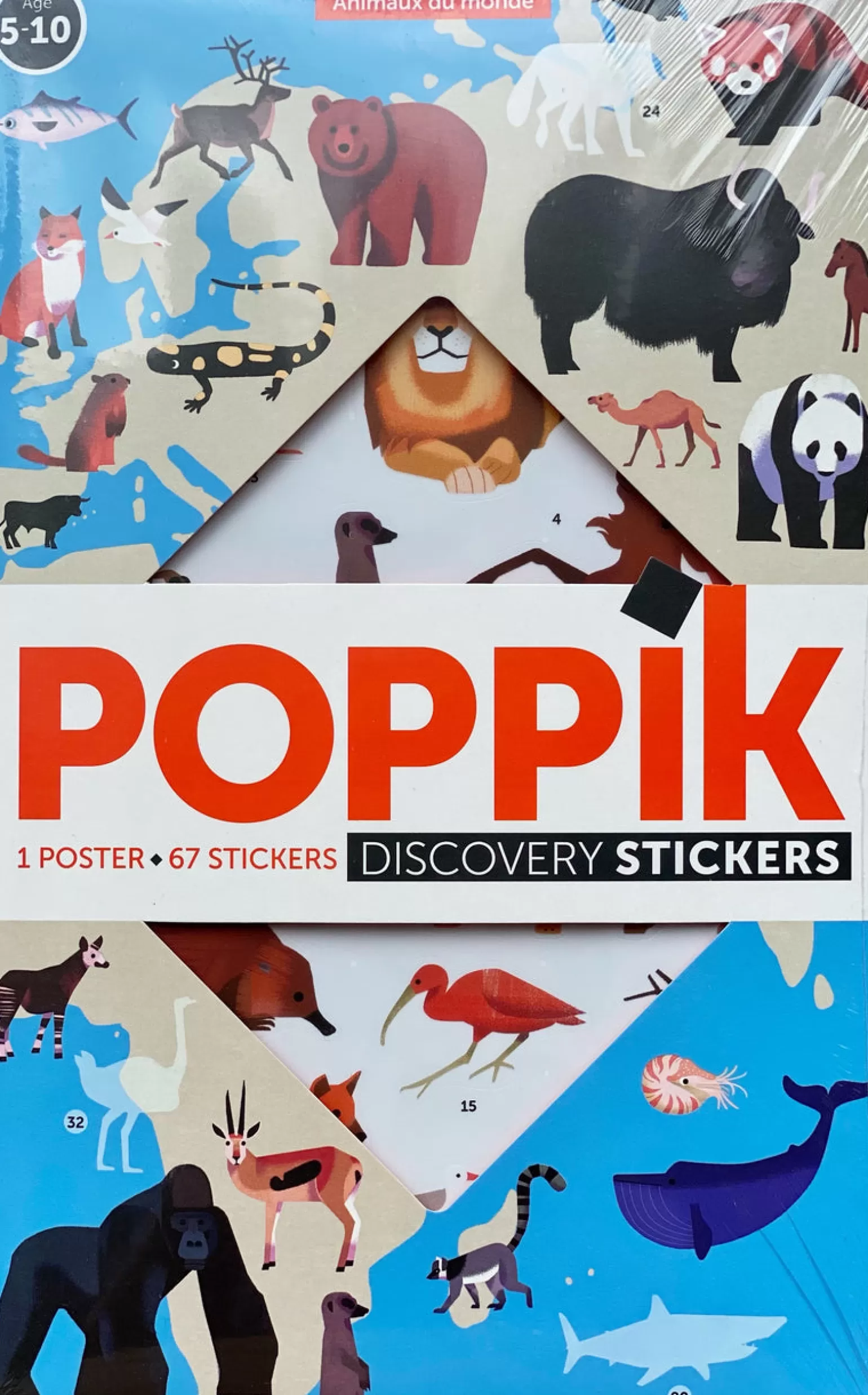 Store - Animals Of The World Discovery Stickers Arts + Crafts