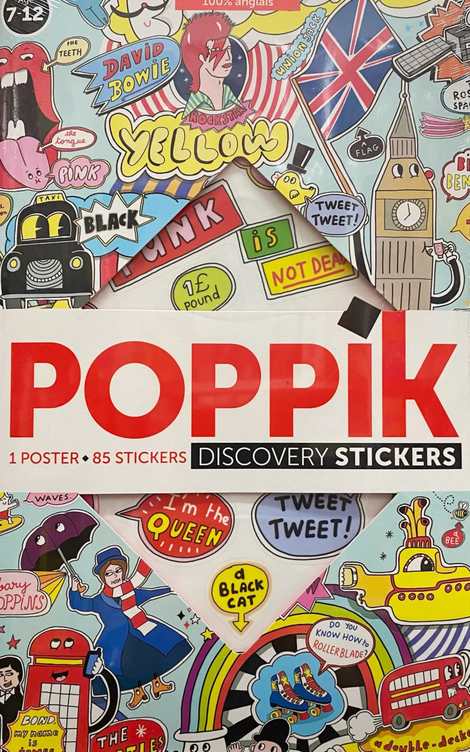 Online - Discovery Stickers, Street Art 100 % English Arts + Crafts