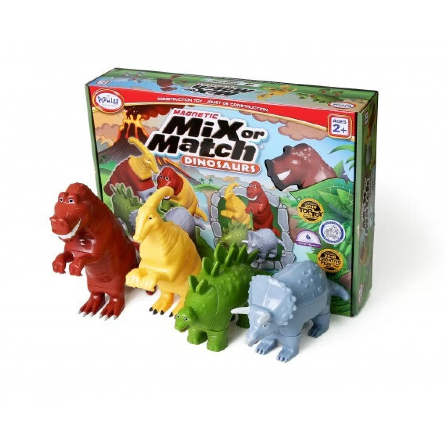 Popular Playthings - Magnetic Mix Or Match Dinosaurs