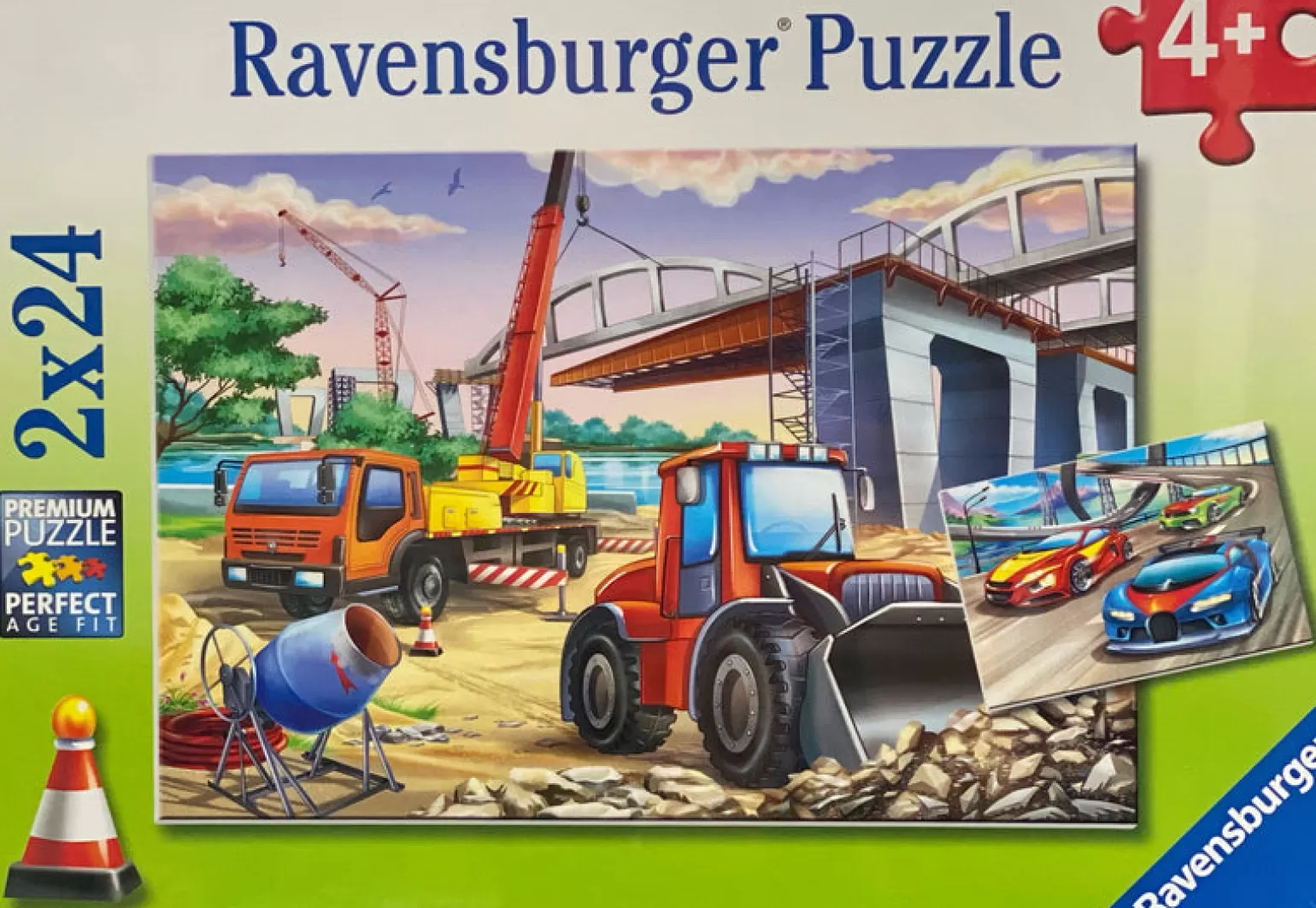 Ravensburger Ravenburger - Construction & Cars 2 X 24 Piece Puzzle