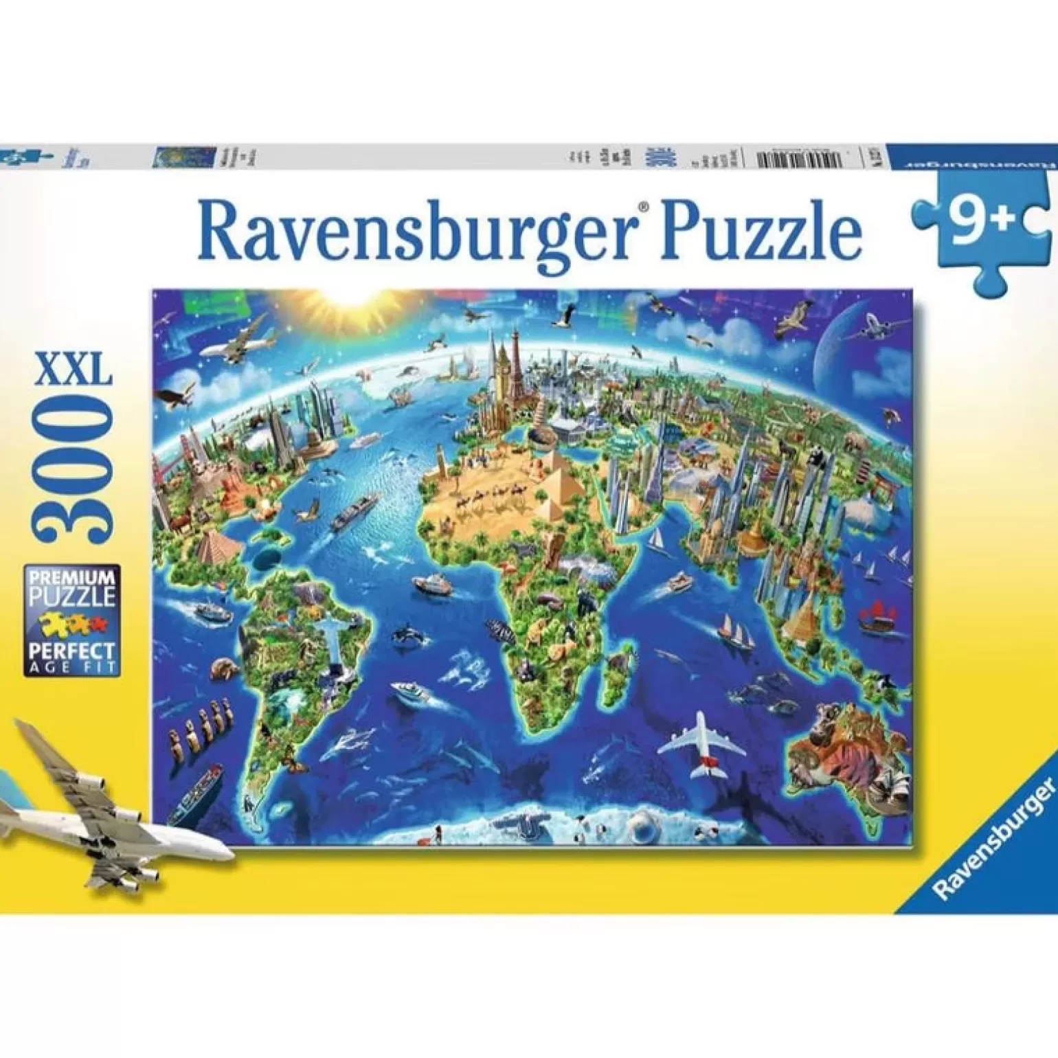 Ravensburger 300 Xxl Piece World Landmarks Map