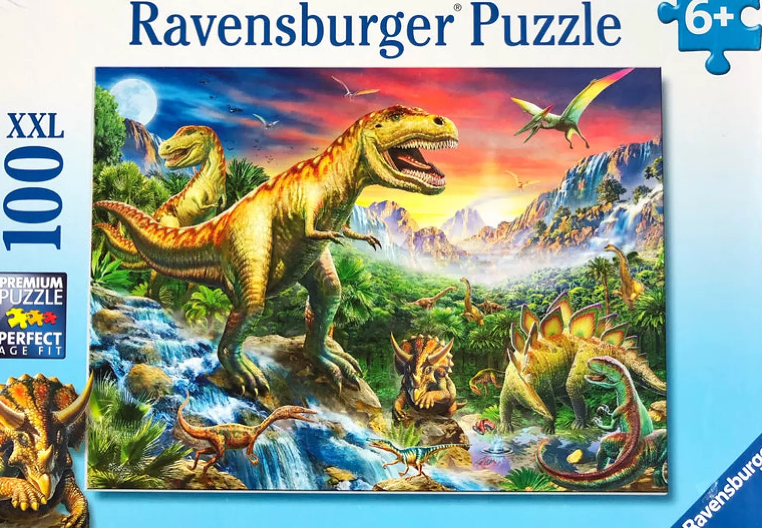 Ravensburger - Jigsaw Puzzle, 100 Pieces, Dinosaur Age