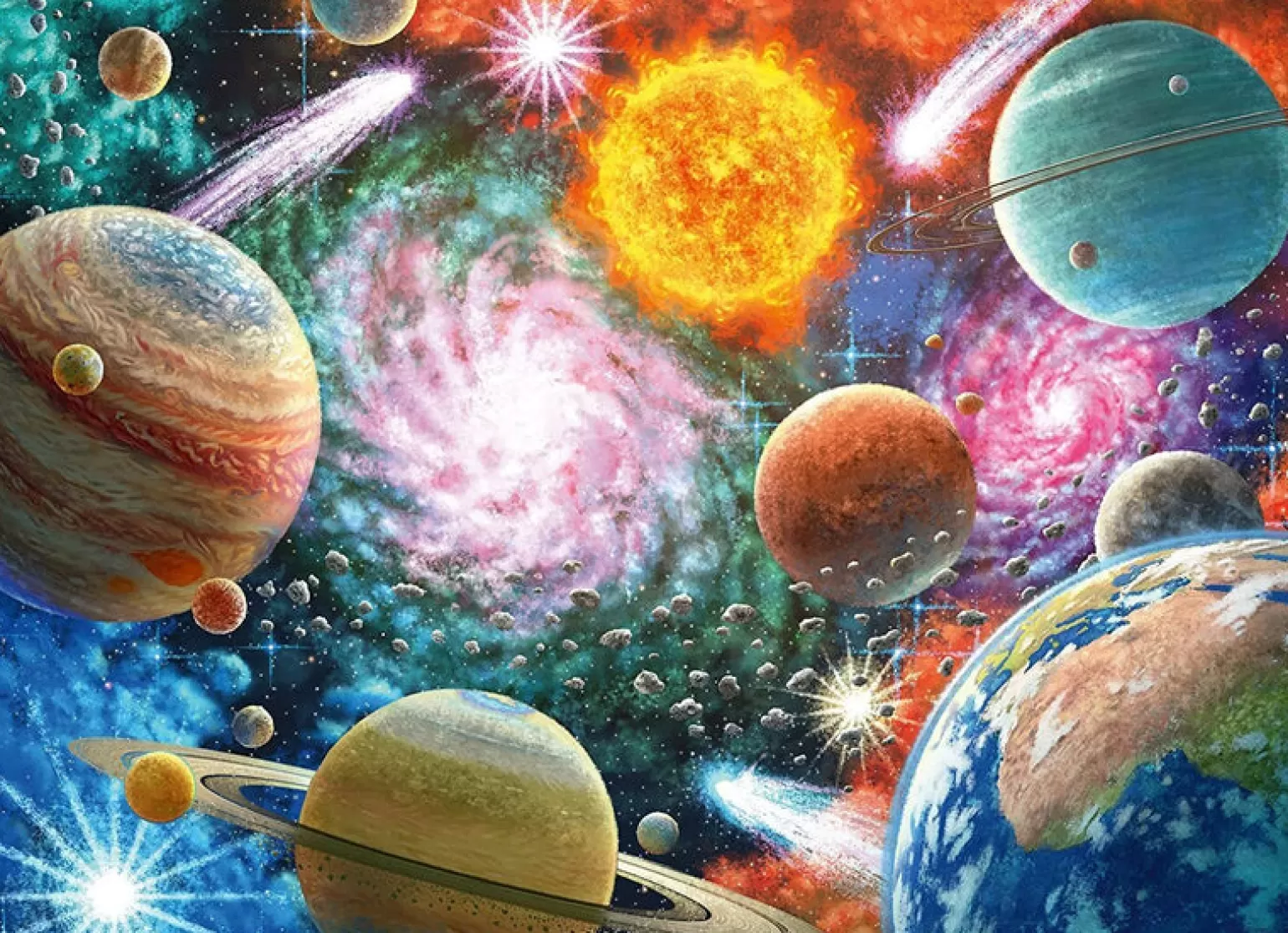 Ravensburger - Jigsaw Puzzle, 100 Pieces, Spectacular Space