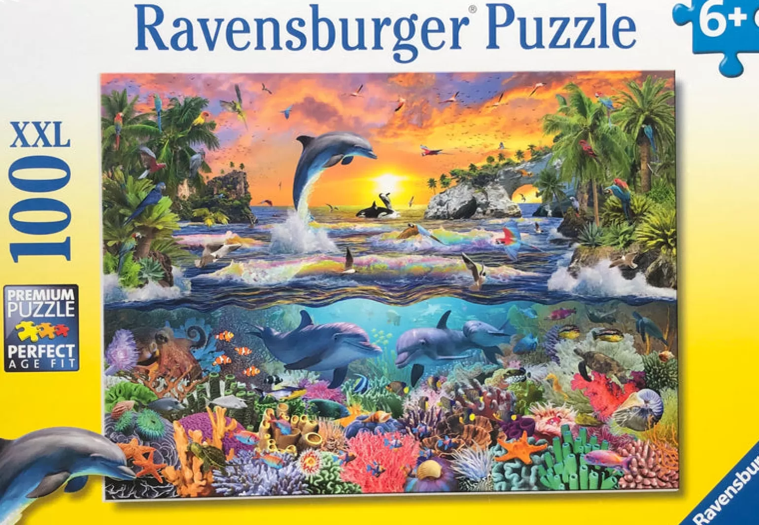 Ravensburger - Jigsaw Puzzle, 100 Pieces, Tropical Paradise