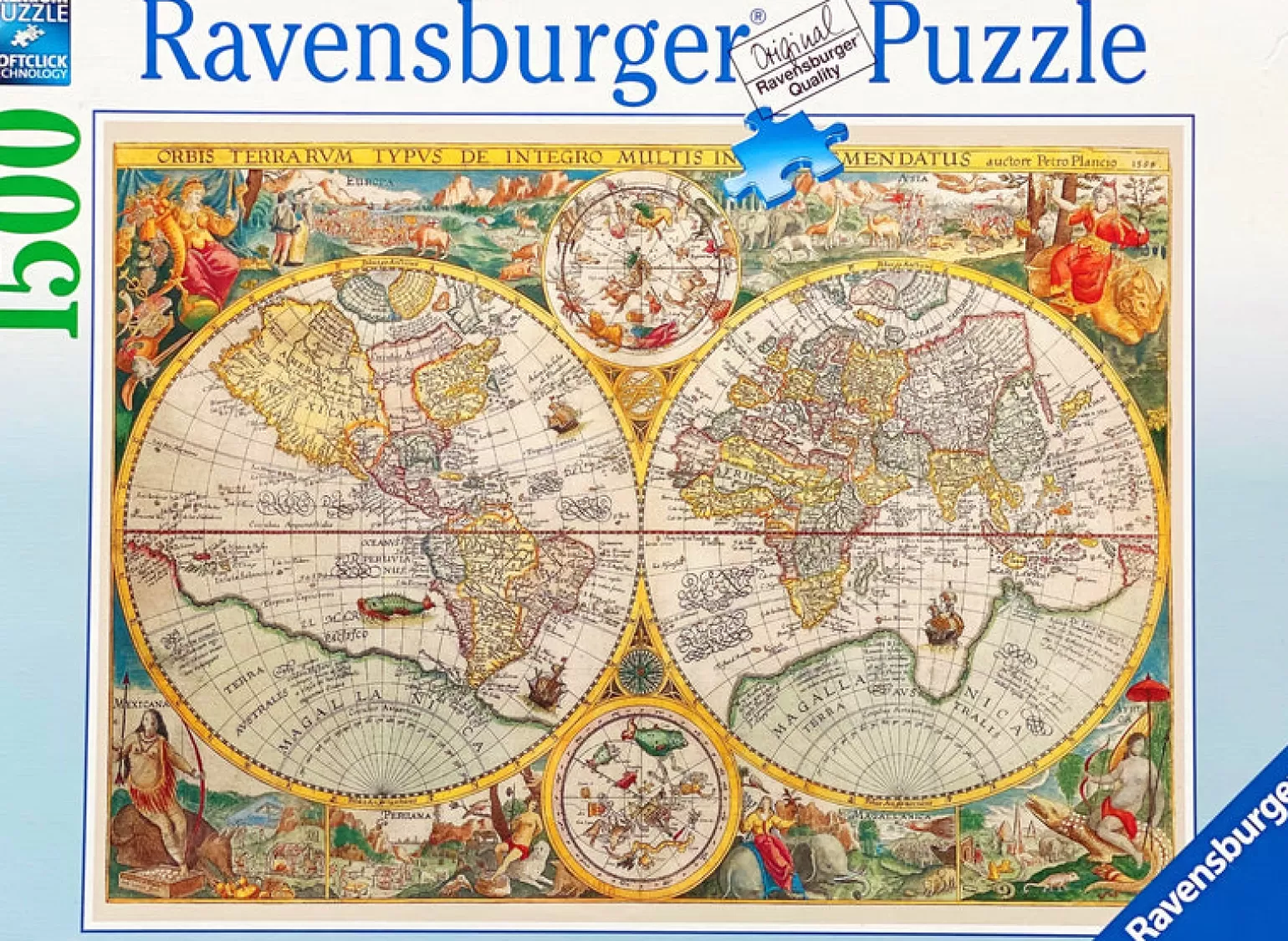 Ravensburger - Jigsaw Puzzle, 1500 Pieces, World Map