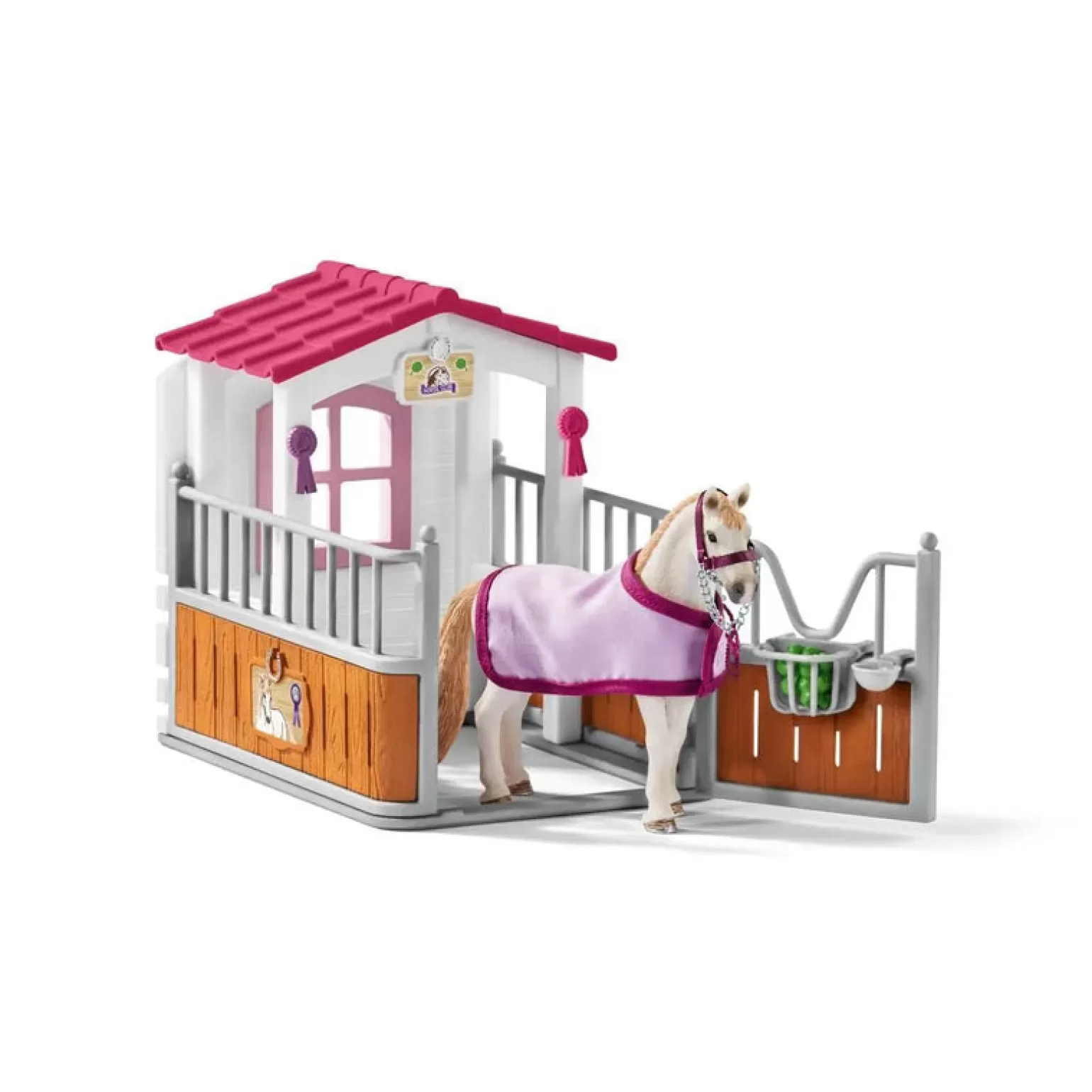 Store - Horse Stall With Luistano Mare Animals + Figurines