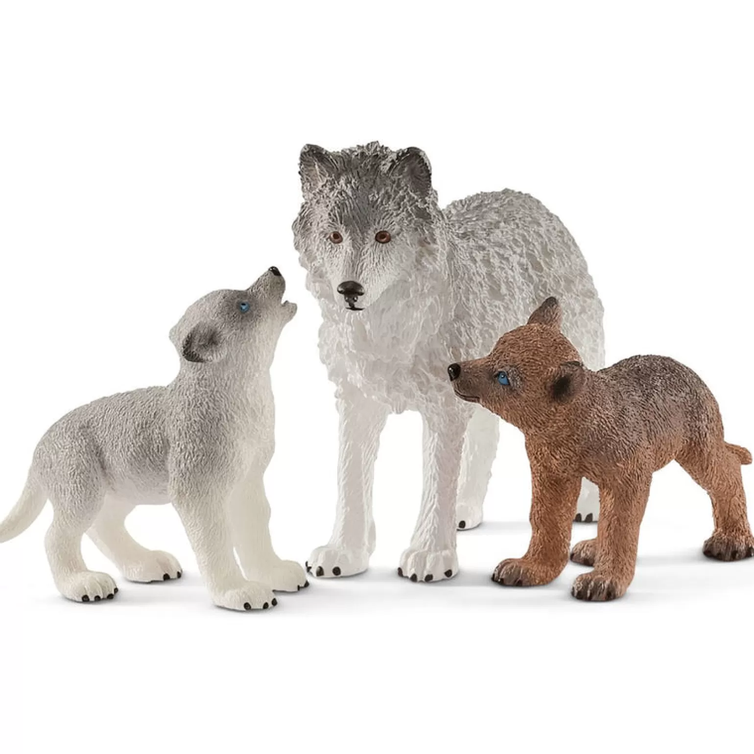 Cheap - Mother Wolf With Pups Animals + Figurines