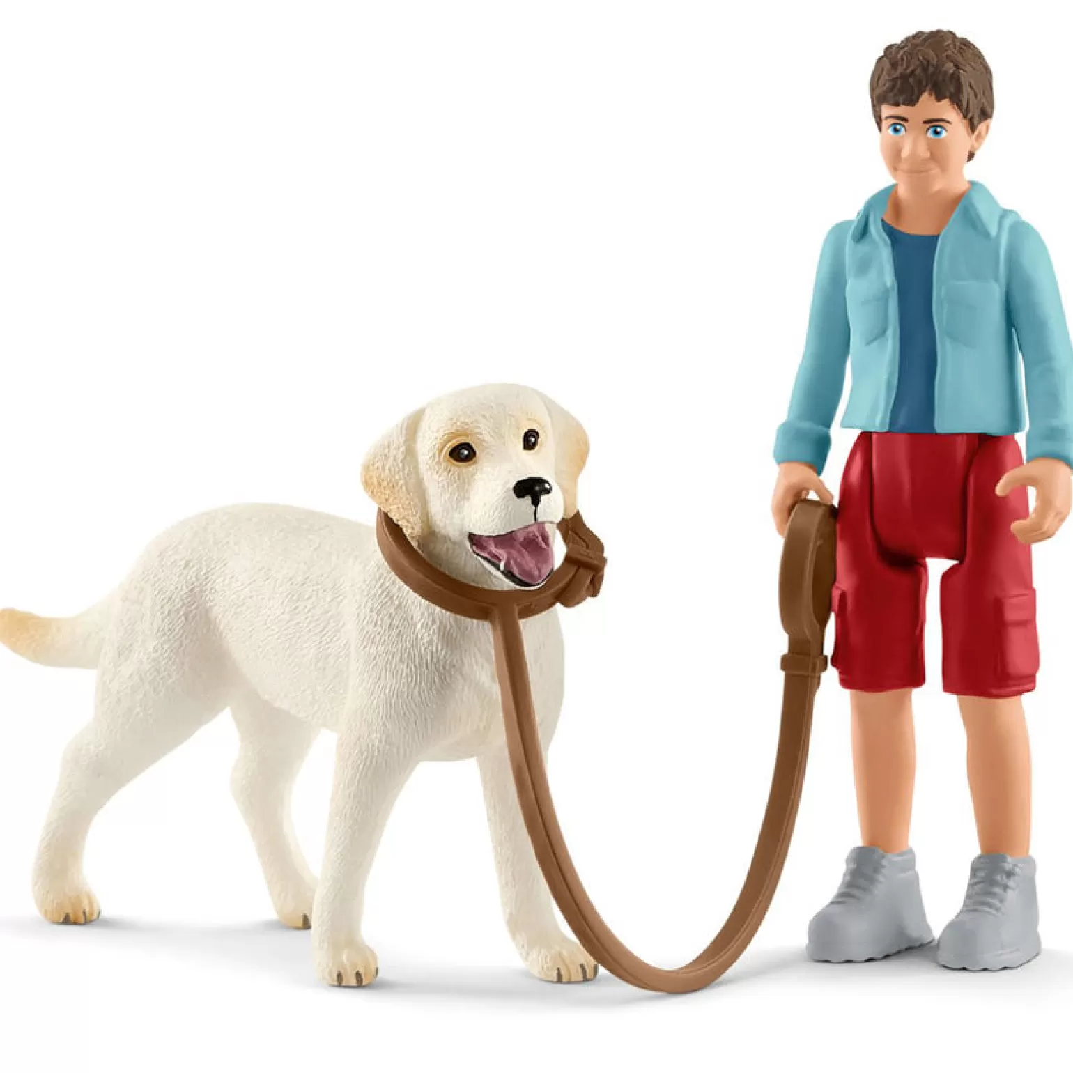 Fashion - Walking With Labrador Retriever Animals + Figurines