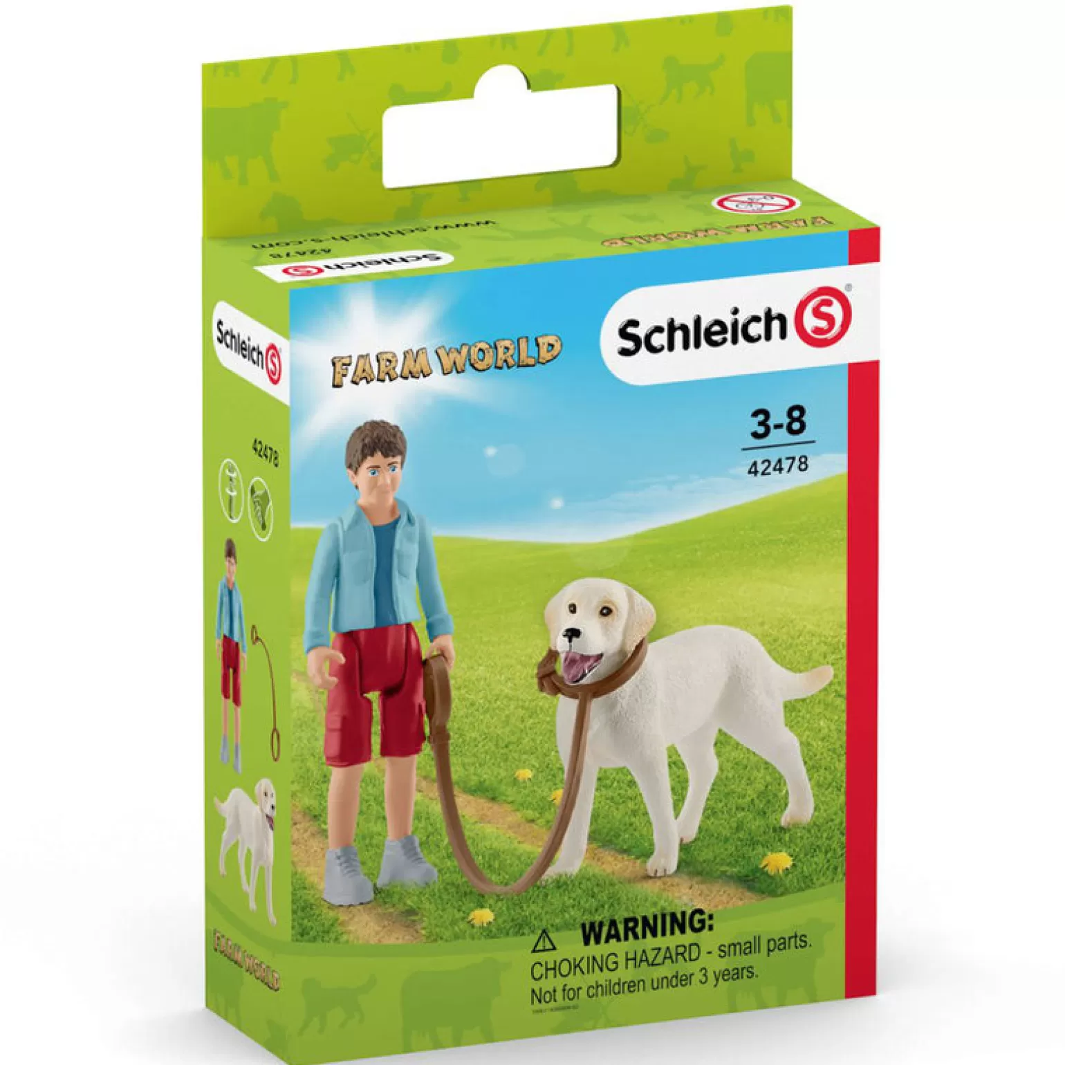 Fashion - Walking With Labrador Retriever Animals + Figurines