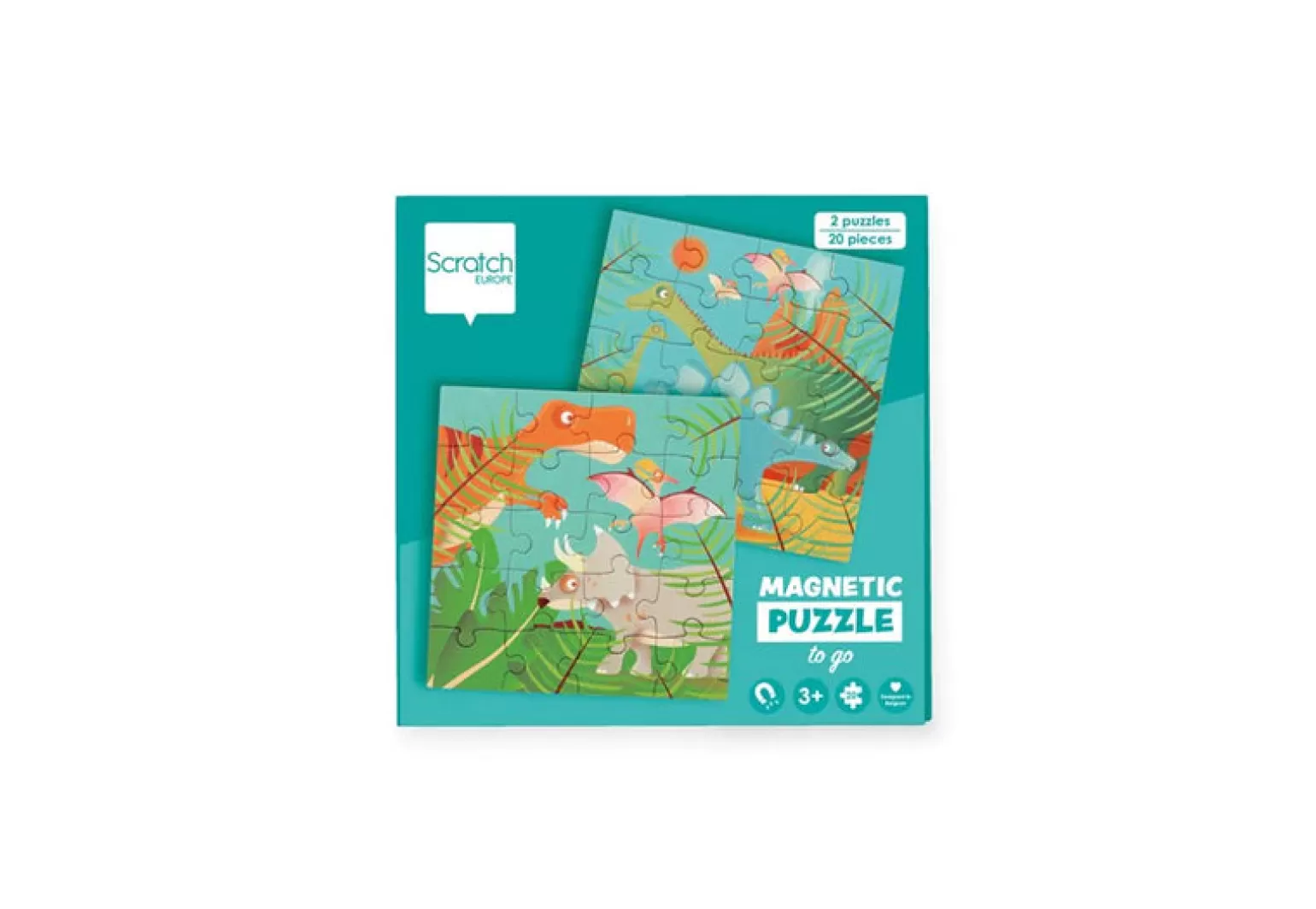 Scratch Europe - Dinosaur Magnetic Puzzle