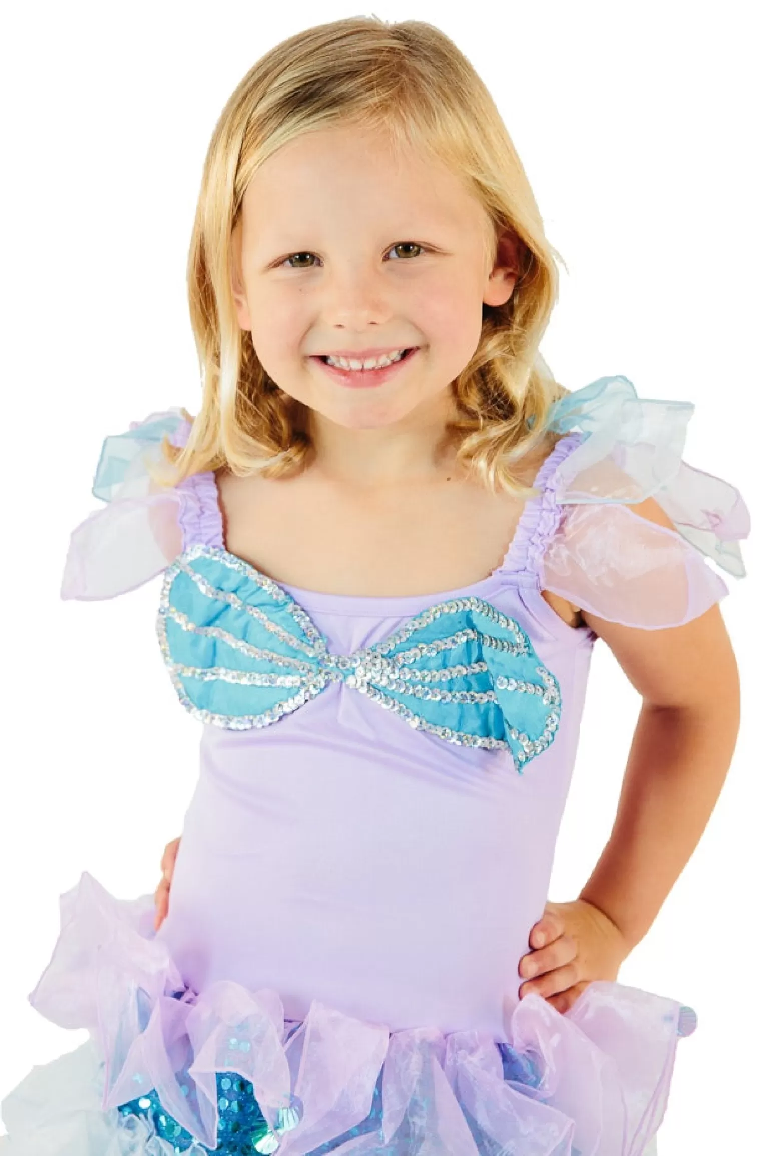 Fairy Girls Sparkle Mermaid Dress