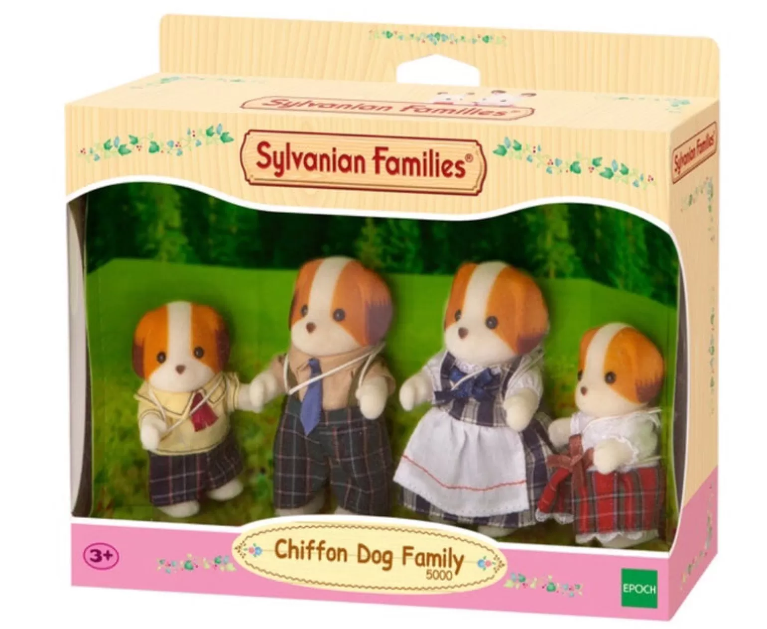 Hot Chiffon Dog Family Animals + Figurines