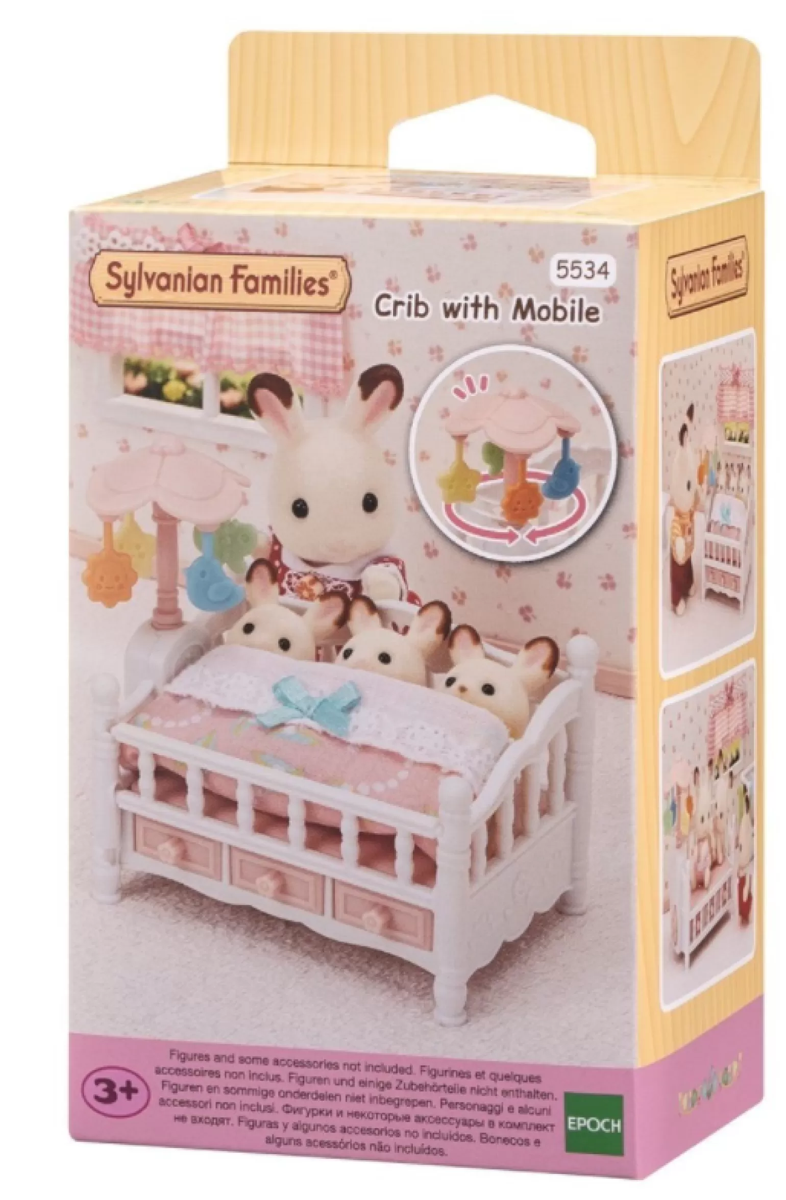 Best Sale Crib With Mobile Animals + Figurines