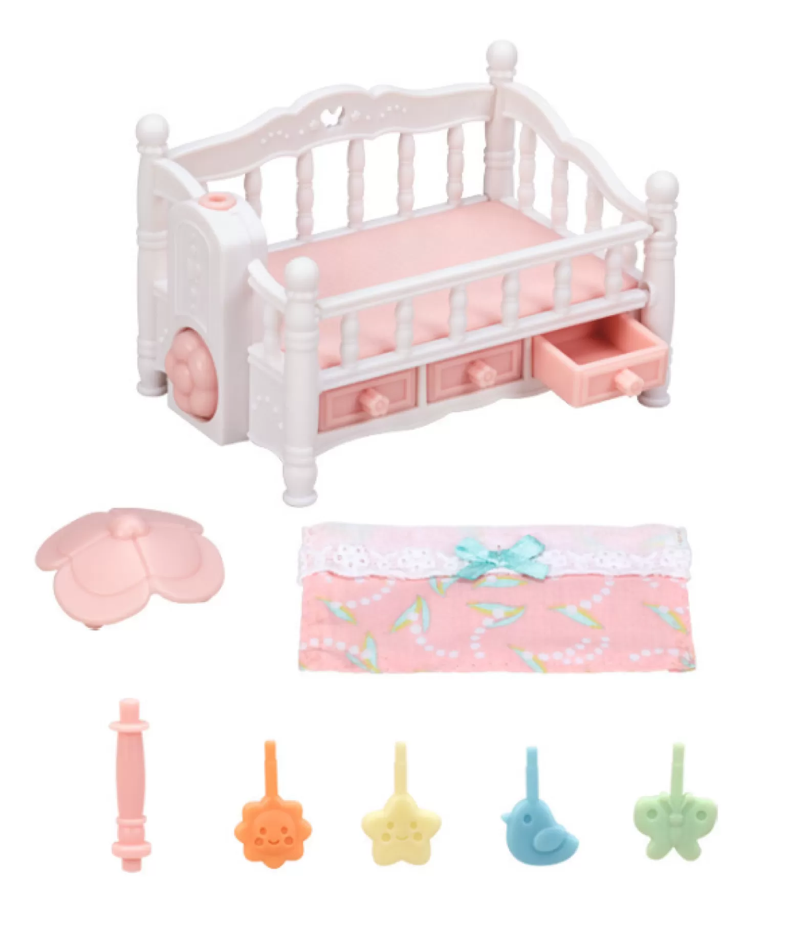 Best Sale Crib With Mobile Animals + Figurines