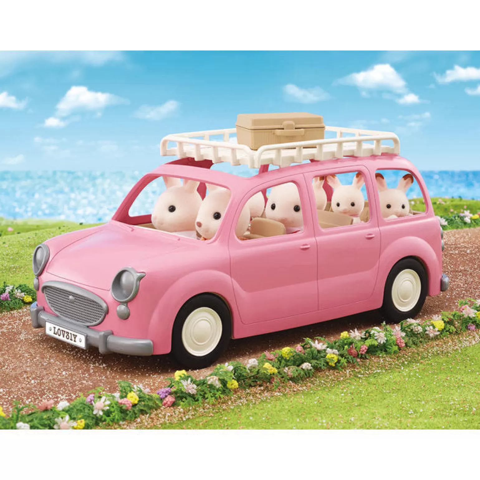 Store Family Picnic Van Animals + Figurines